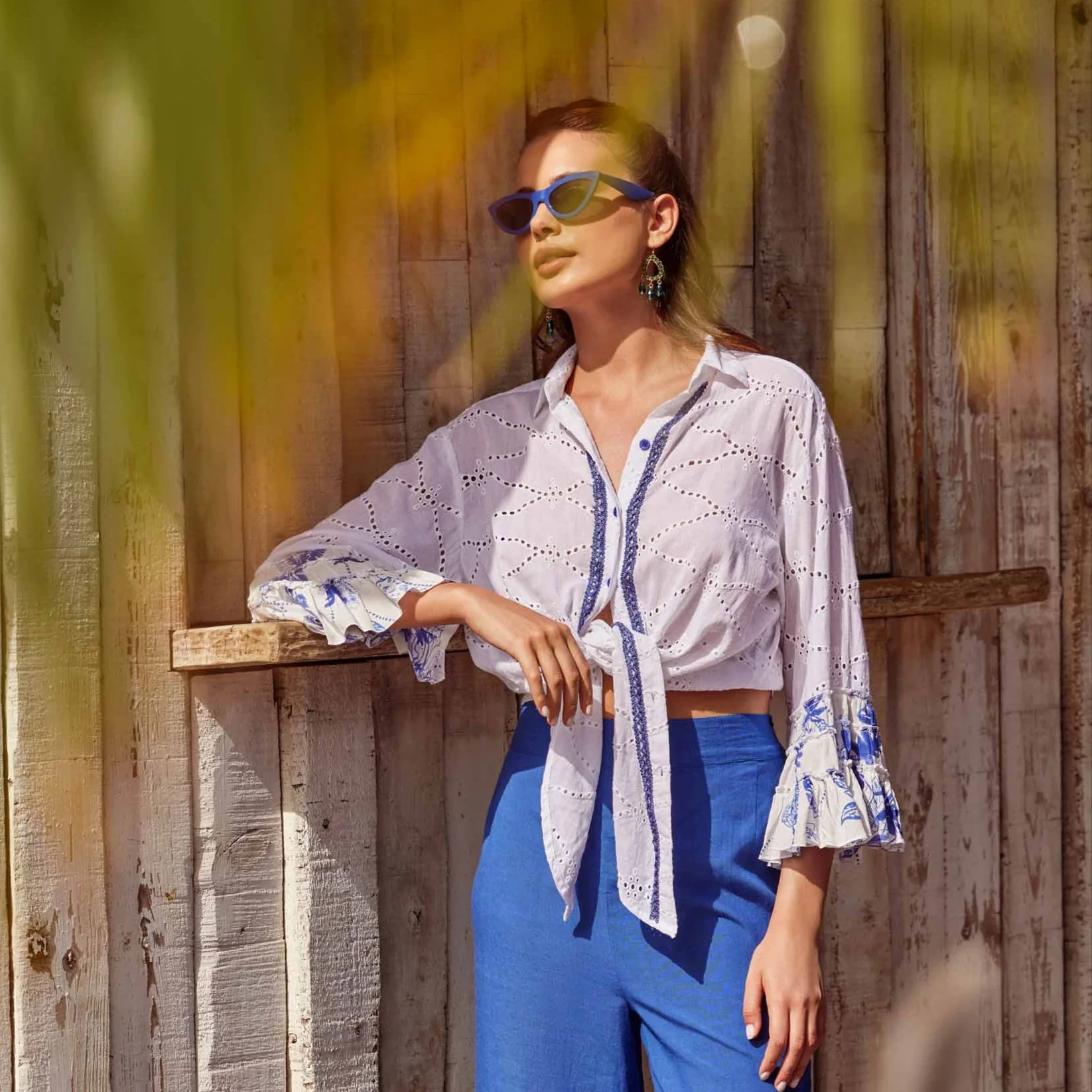 CAMICIA CON MANICHE 3/4 IVY