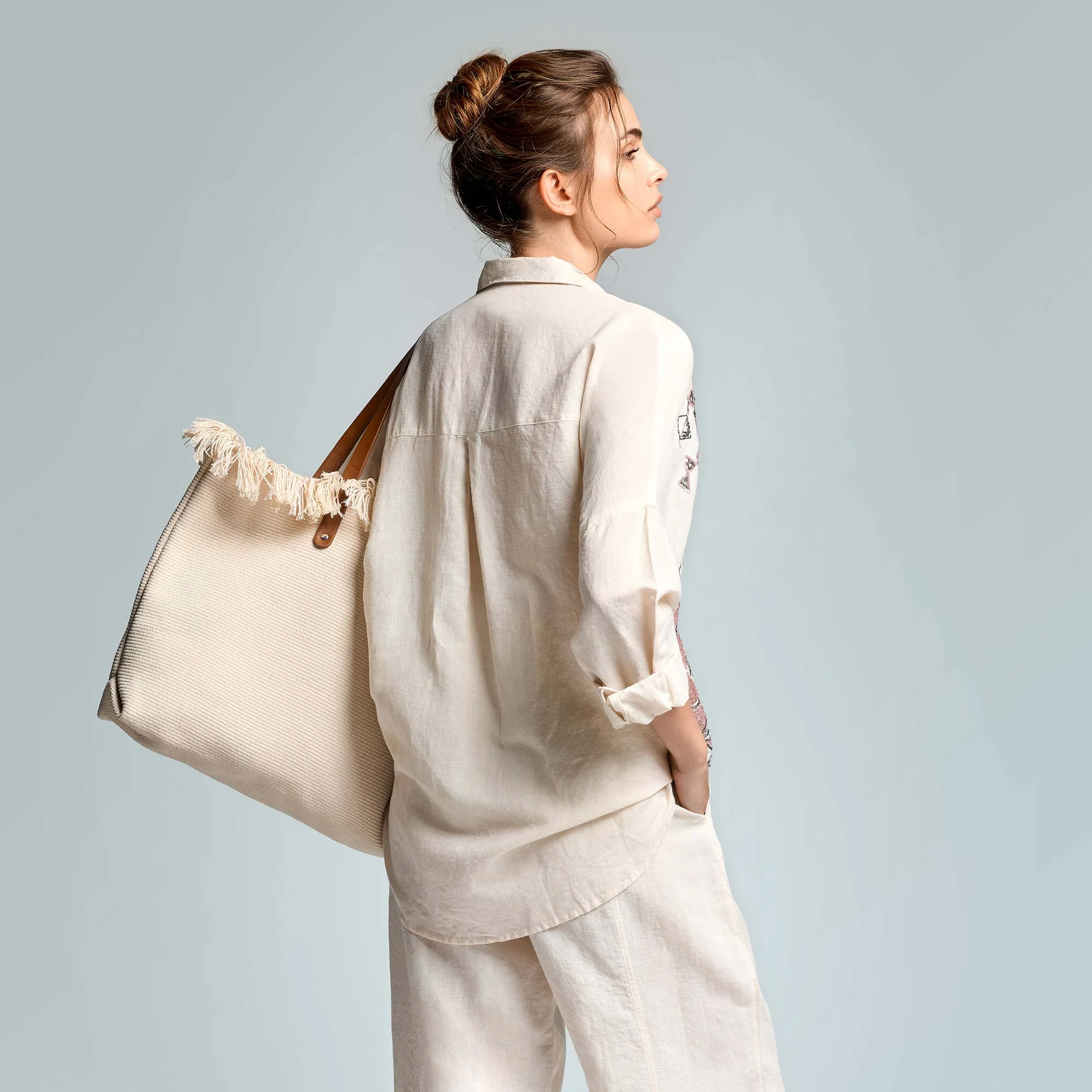 CAMICIA IN MISTO LINO TIZIANA - Image 7