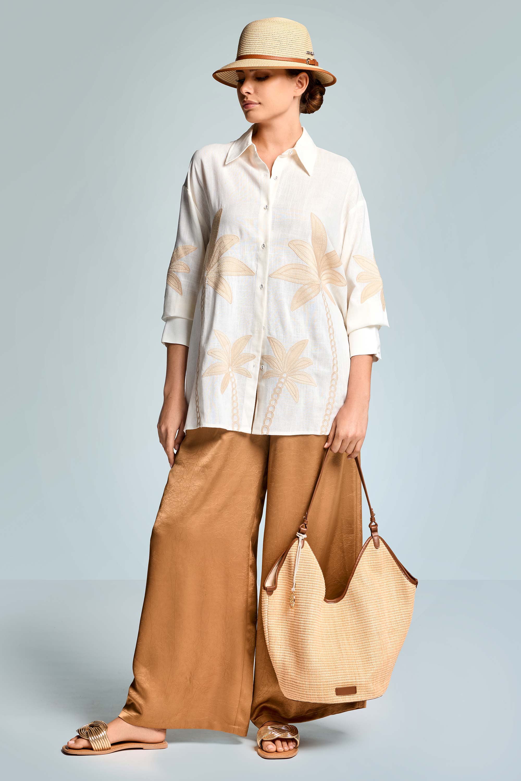 CAMICIA IN MISTO LINO YAEL - Image 3