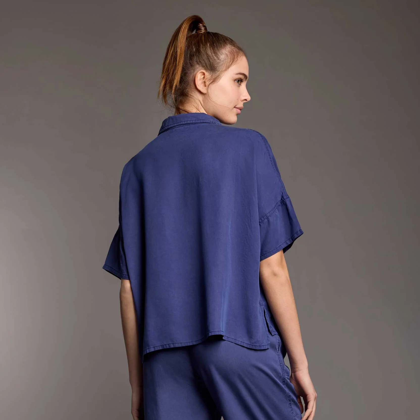 CAMICIA IN TENCEL CLARA - Image 6