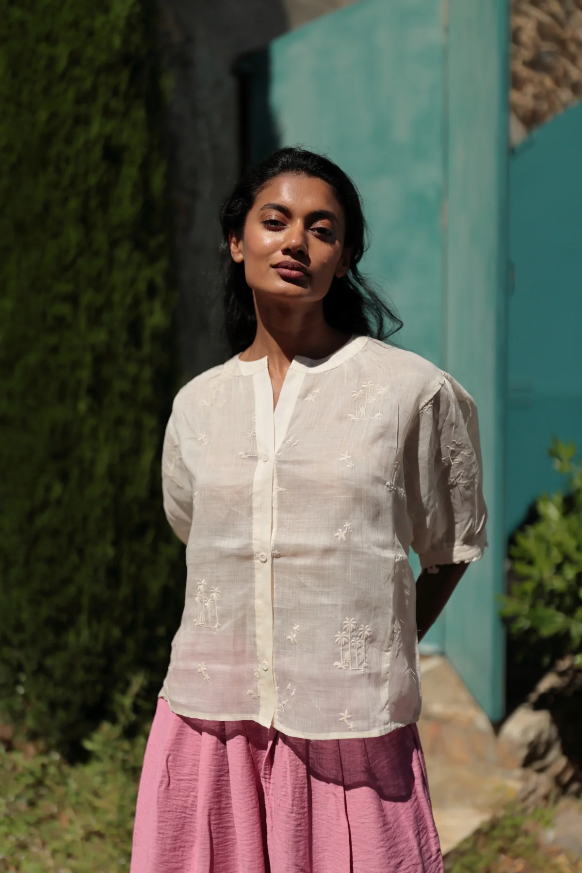 CAMICIA IN TESSUTO VEGETALE SOSTENIBILE - Image 4