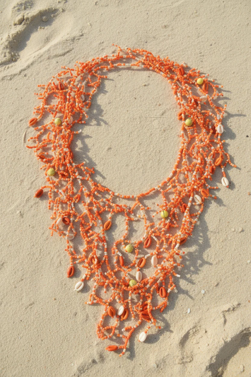 COLLANA MULTIFILI CON LIMONI E CONCHIGLIE - Image 10