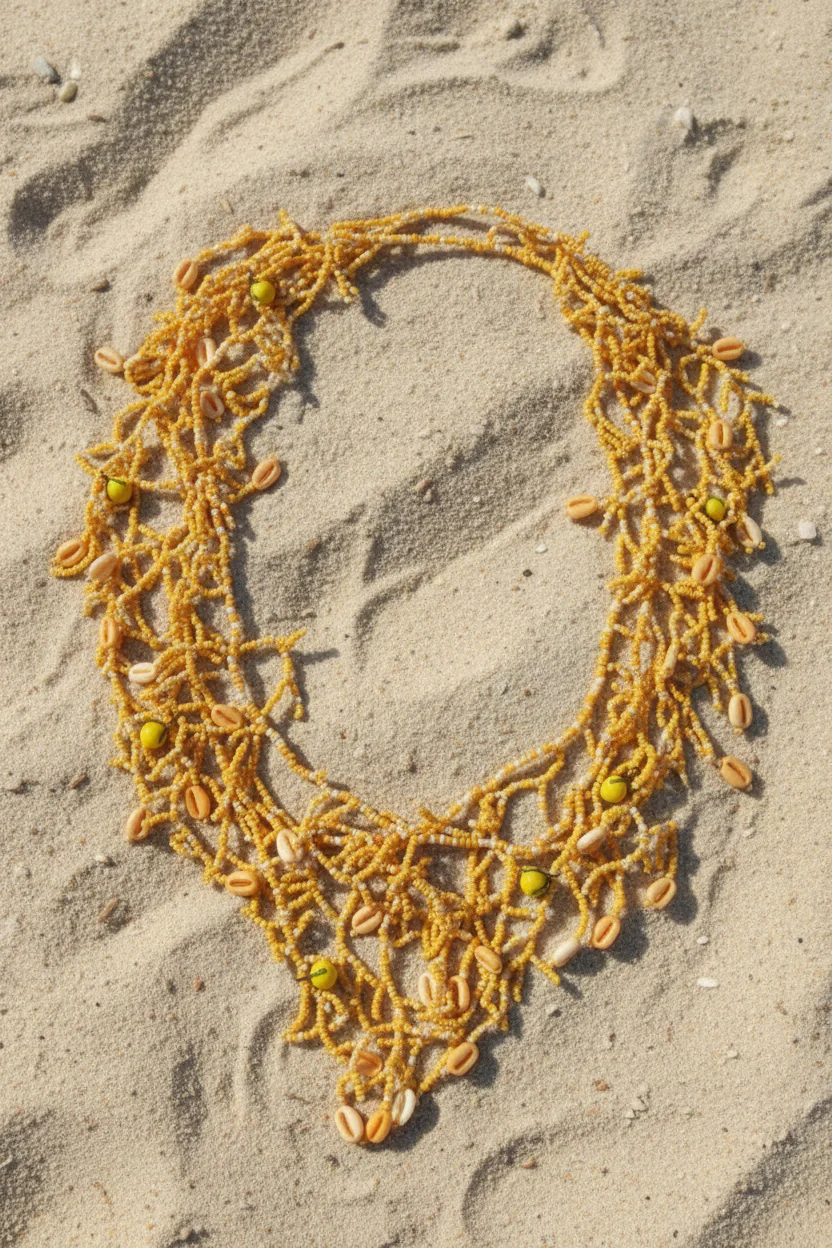 COLLANA MULTIFILI CON LIMONI E CONCHIGLIE - Image 12