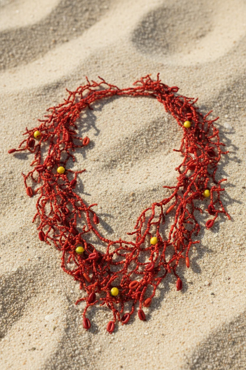 COLLANA MULTIFILI CON LIMONI E CONCHIGLIE - Image 6