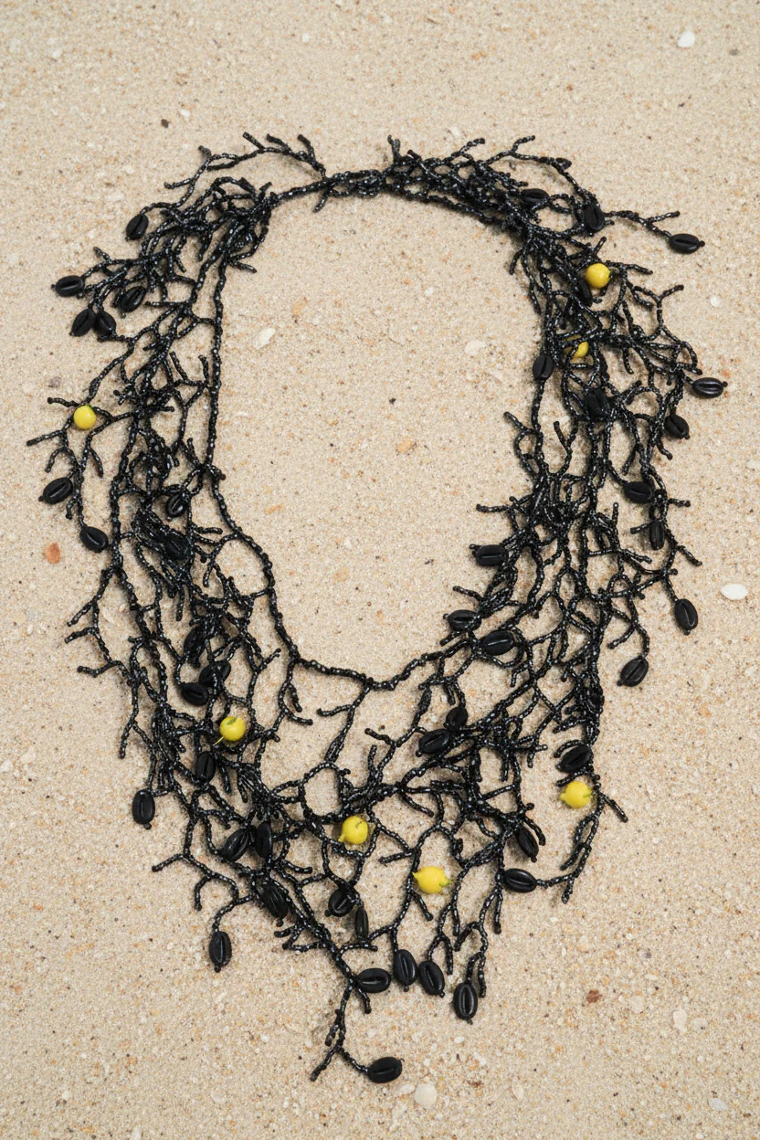 COLLANA MULTIFILI CON LIMONI E CONCHIGLIE - Image 8