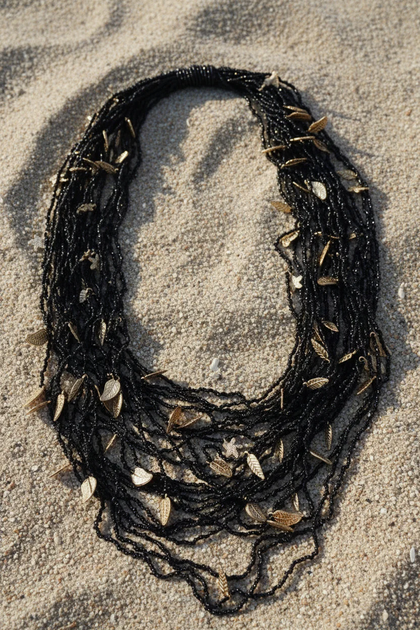 COLLANA MULTIFILI E FOGLIOLINE - Image 14