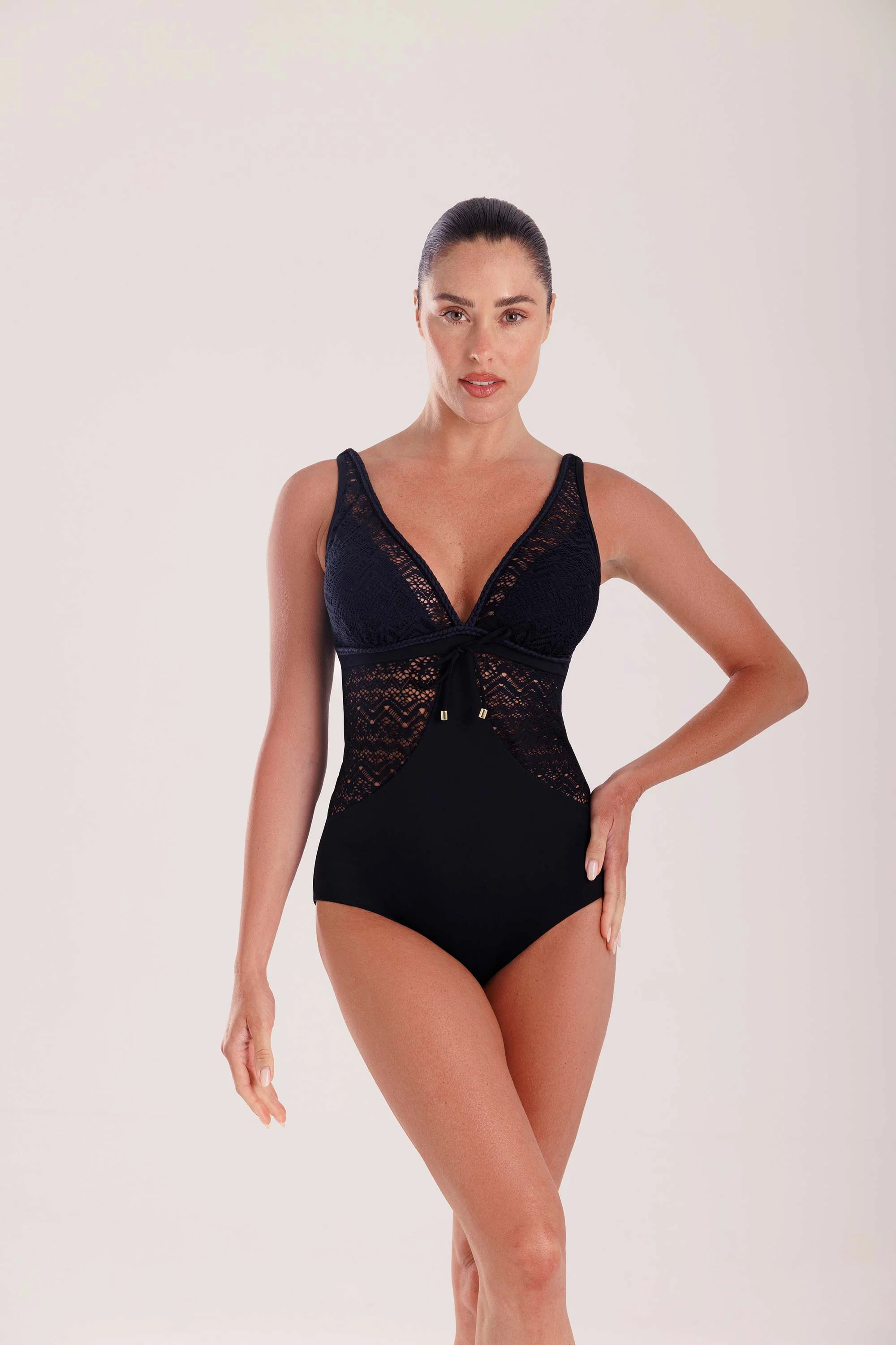 COSTUME INTERO MODELLANTE IN PIZZO ROSITA - Image 3