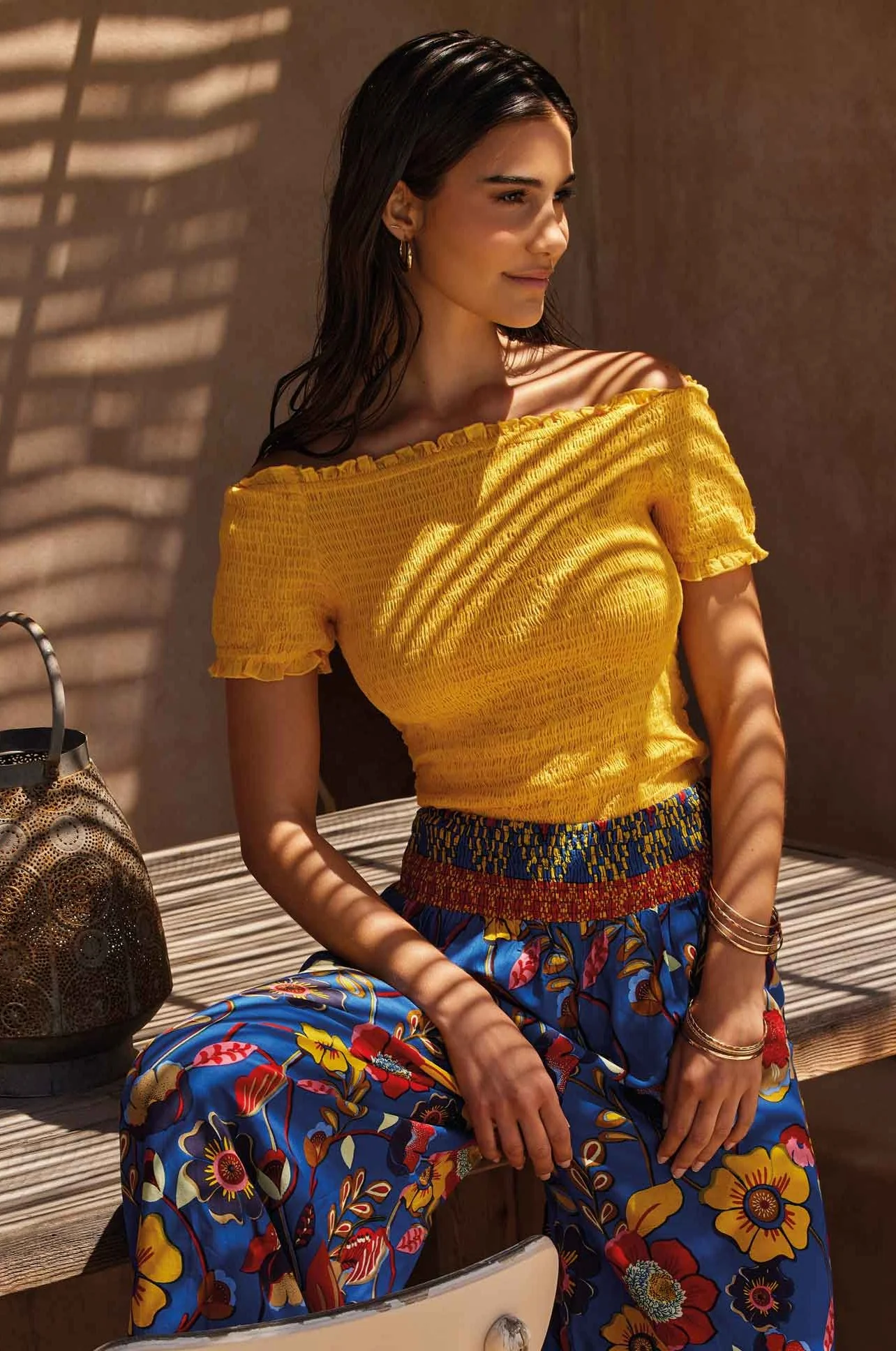 TOP CROP SCOLLO A BARCA CAMY