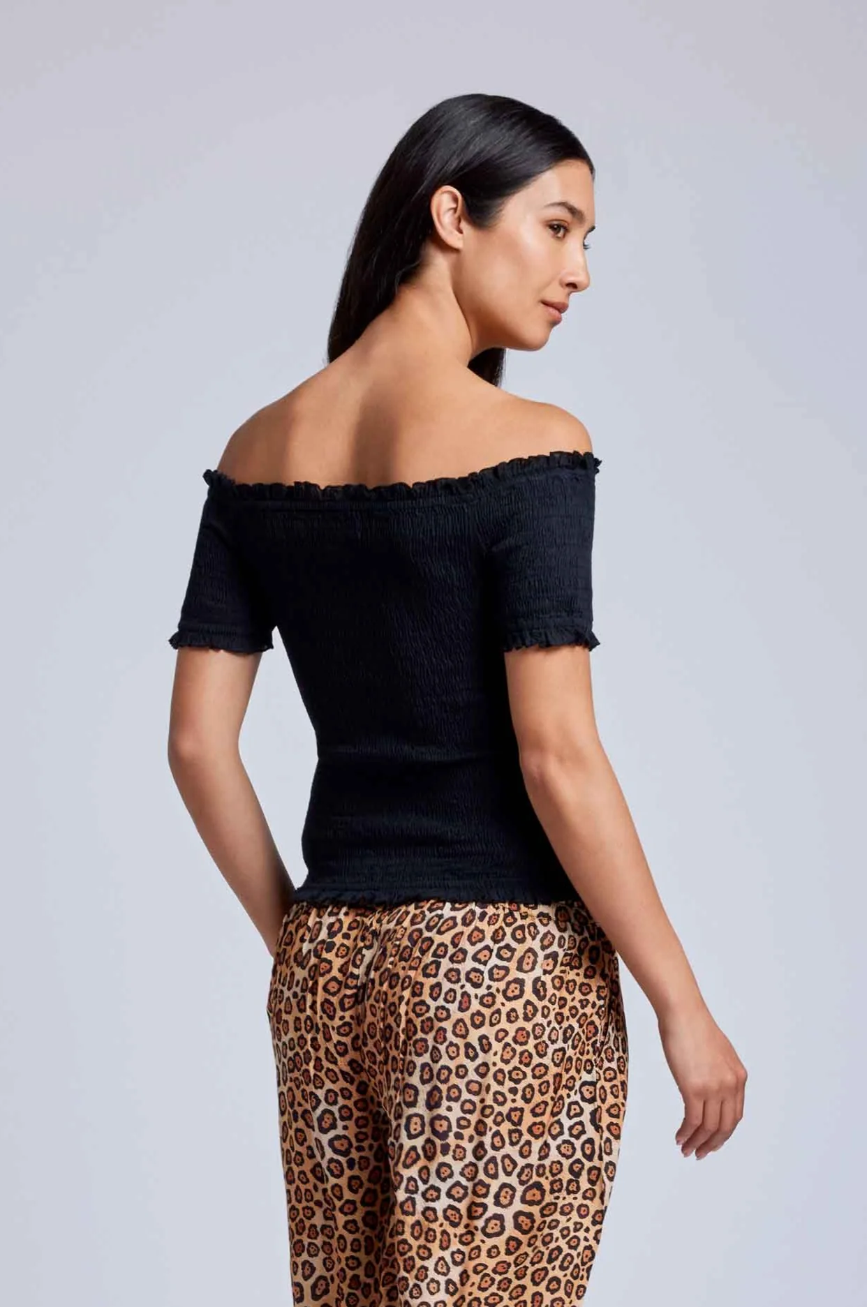 TOP CROP SCOLLO A BARCA CAMY - Image 5