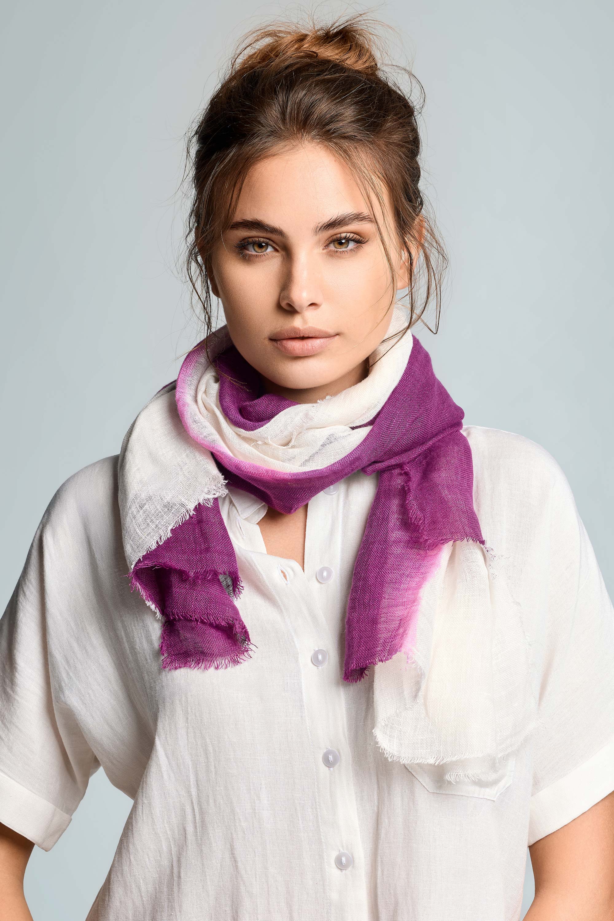 FOULARD BICOLORE SELENE - Image 11