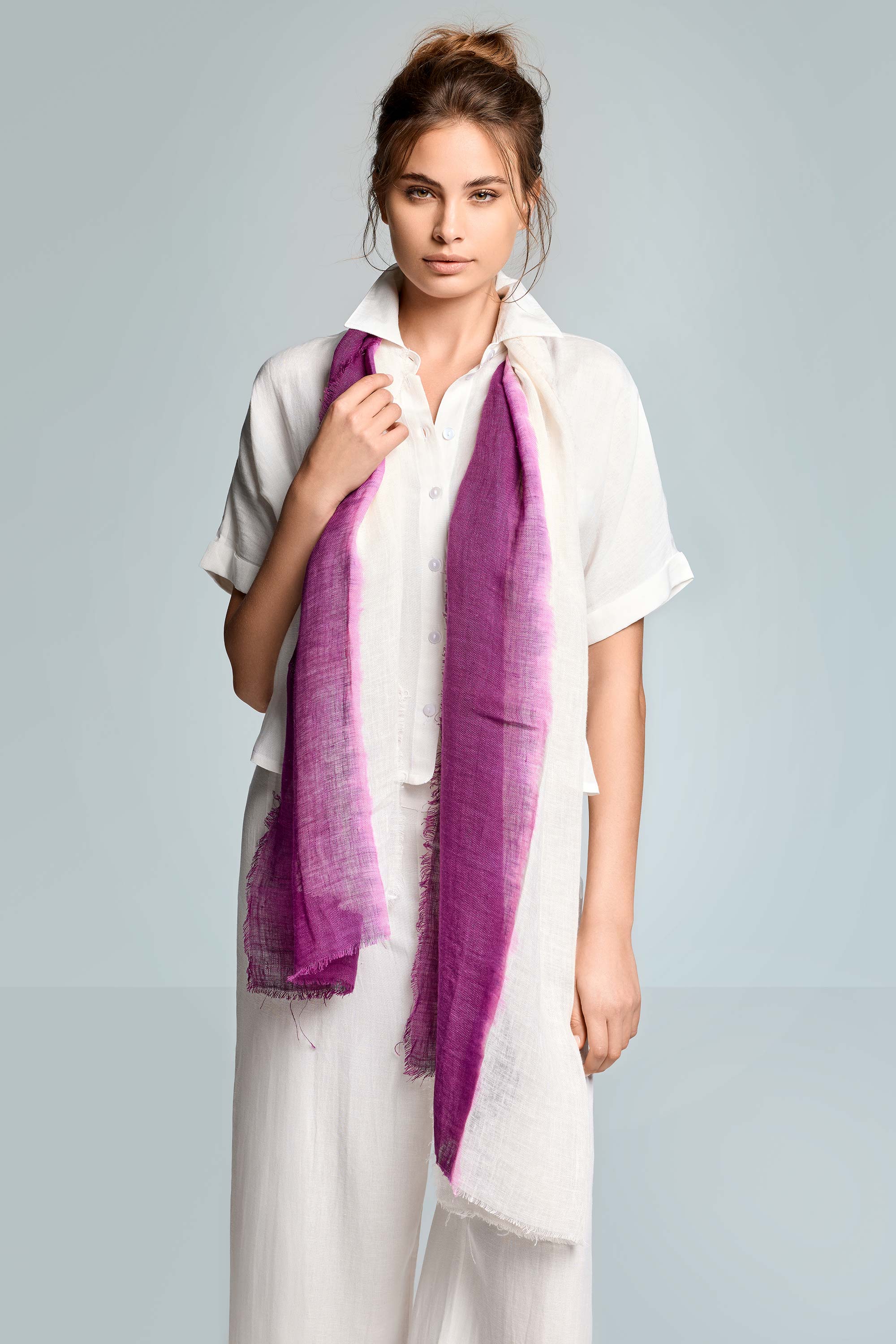 FOULARD BICOLORE SELENE - Image 12