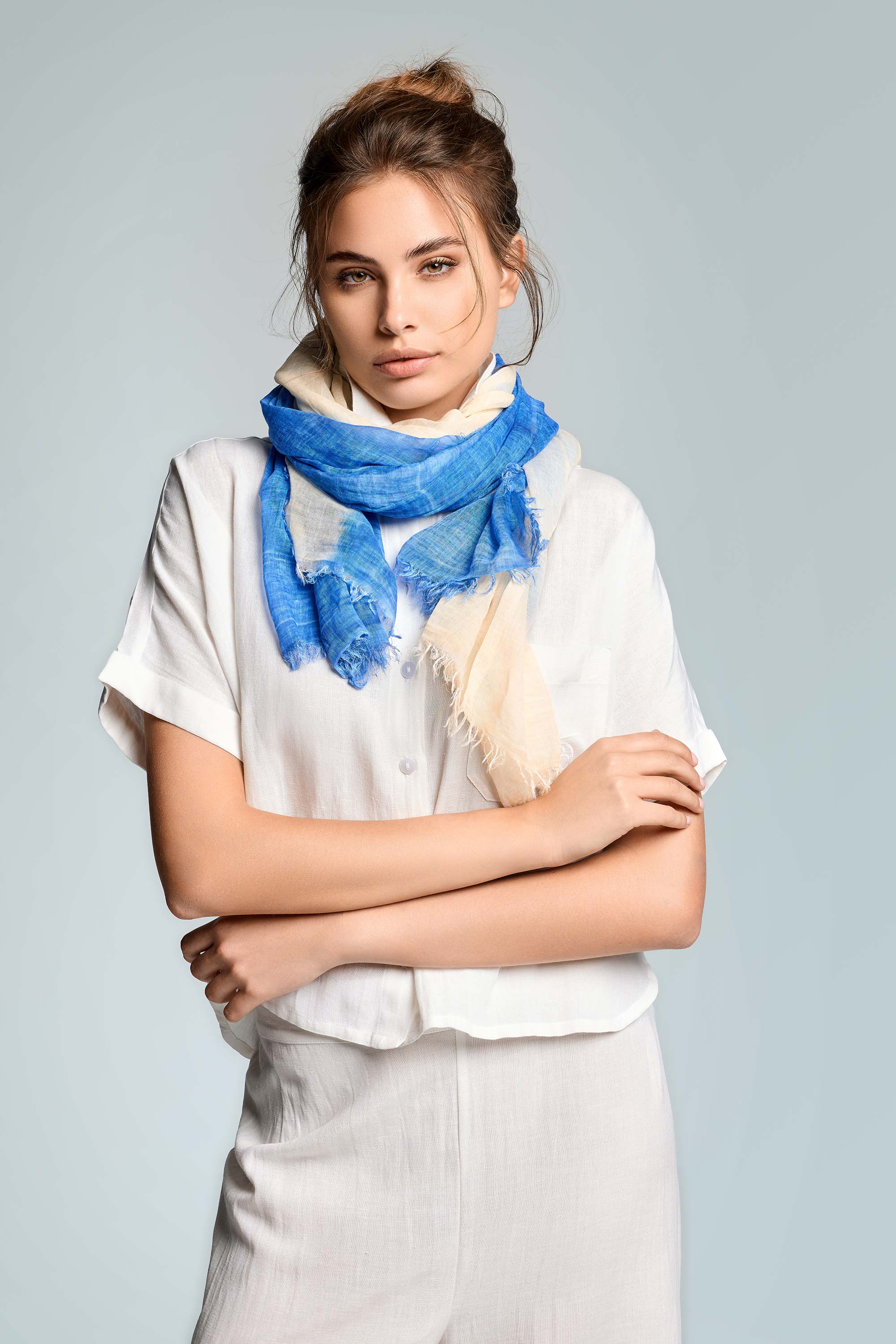 FOULARD BICOLORE SELENE - Image 2