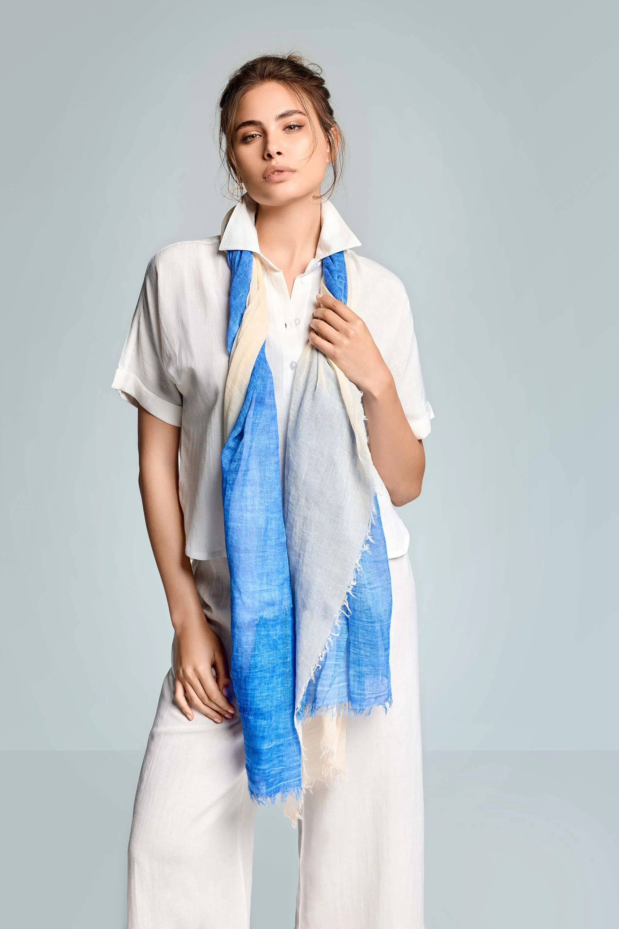 FOULARD BICOLORE SELENE - Image 3