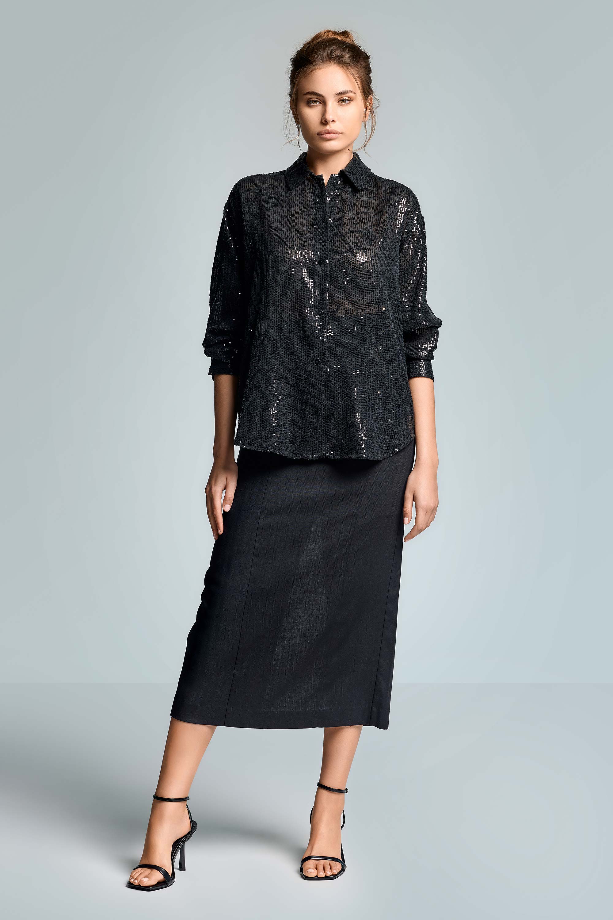 GONNA IN MISTO LINO LILY - Image 5