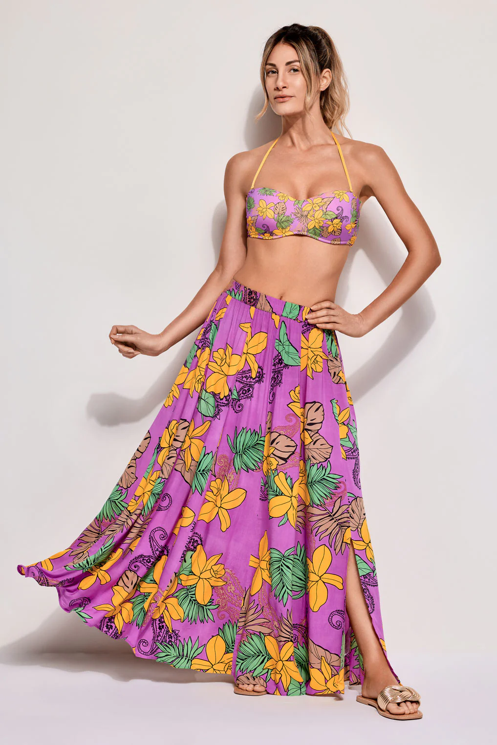 GONNA LUNGA FLOREALE - Image 3