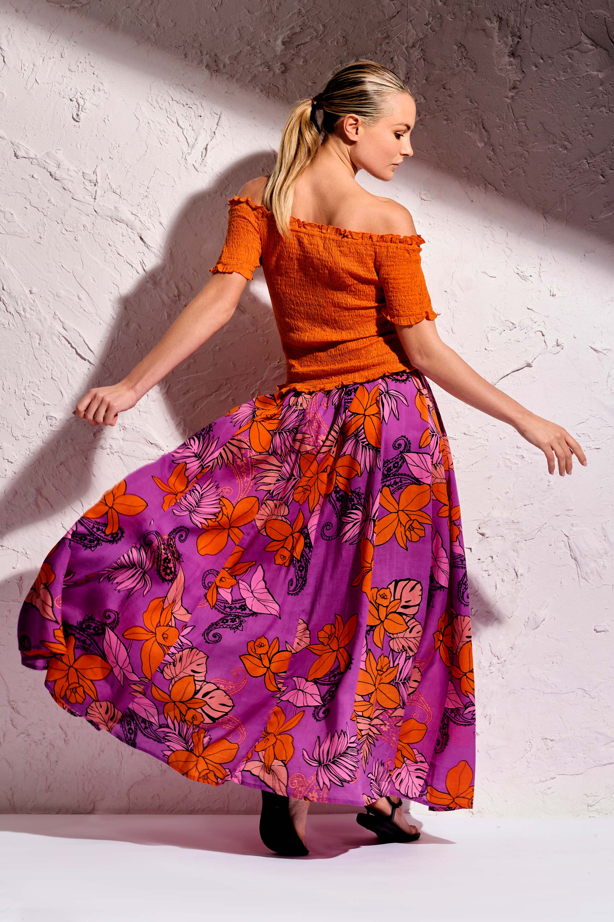 GONNA LUNGA FLOREALE - Image 3