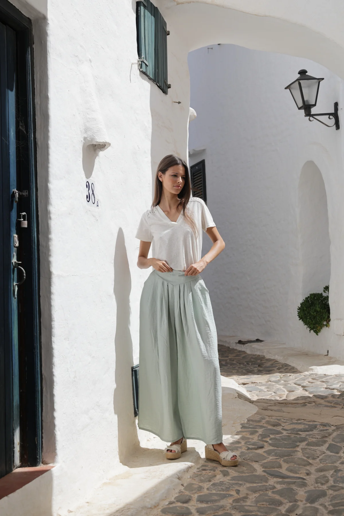 PANTALONE IN MISTO LINO - Image 6