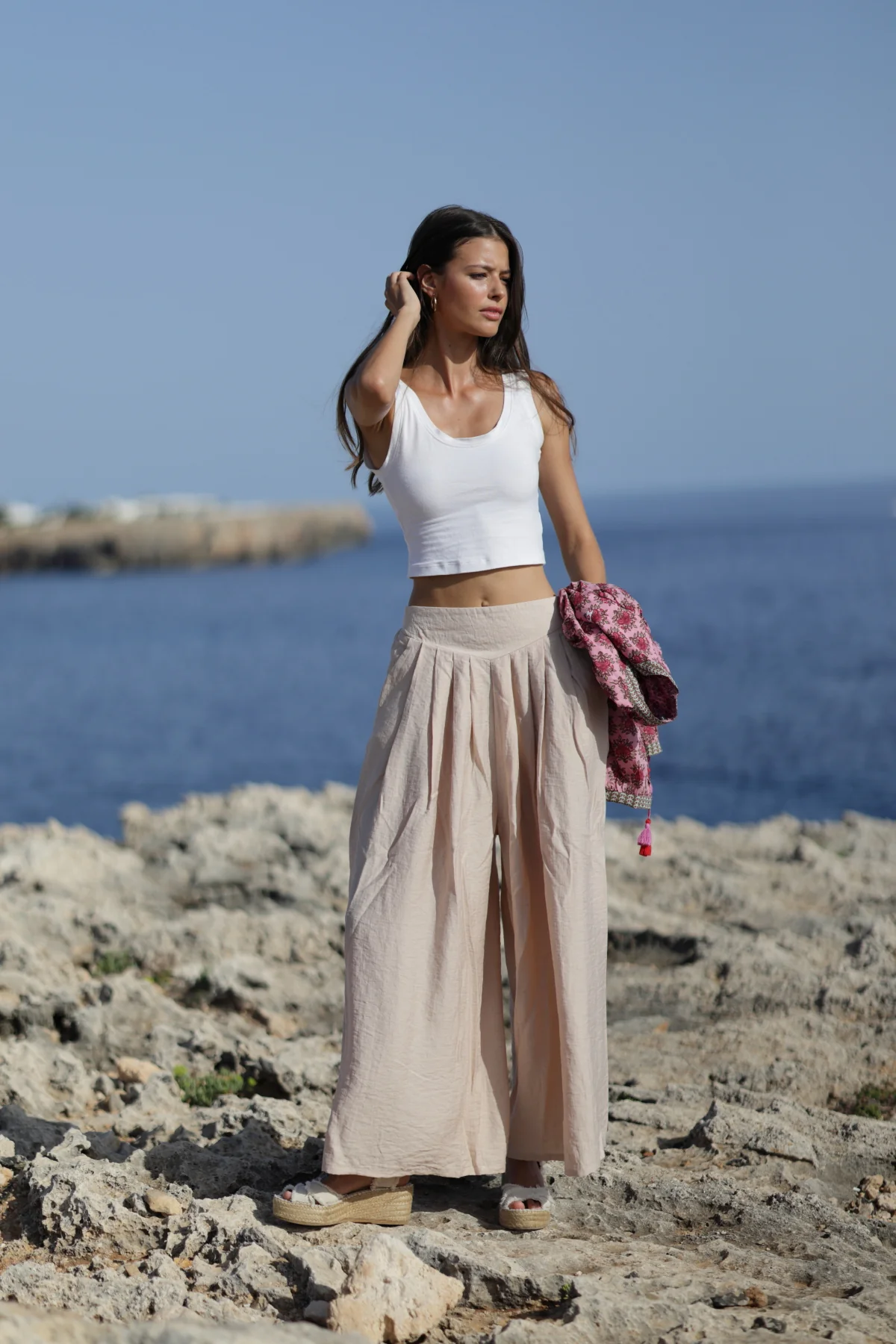 PANTALONE IN MISTO LINO - Image 9
