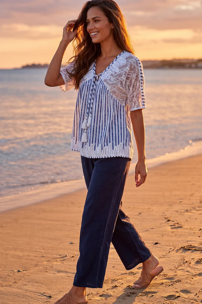 PANTALONE IN PURO LINO