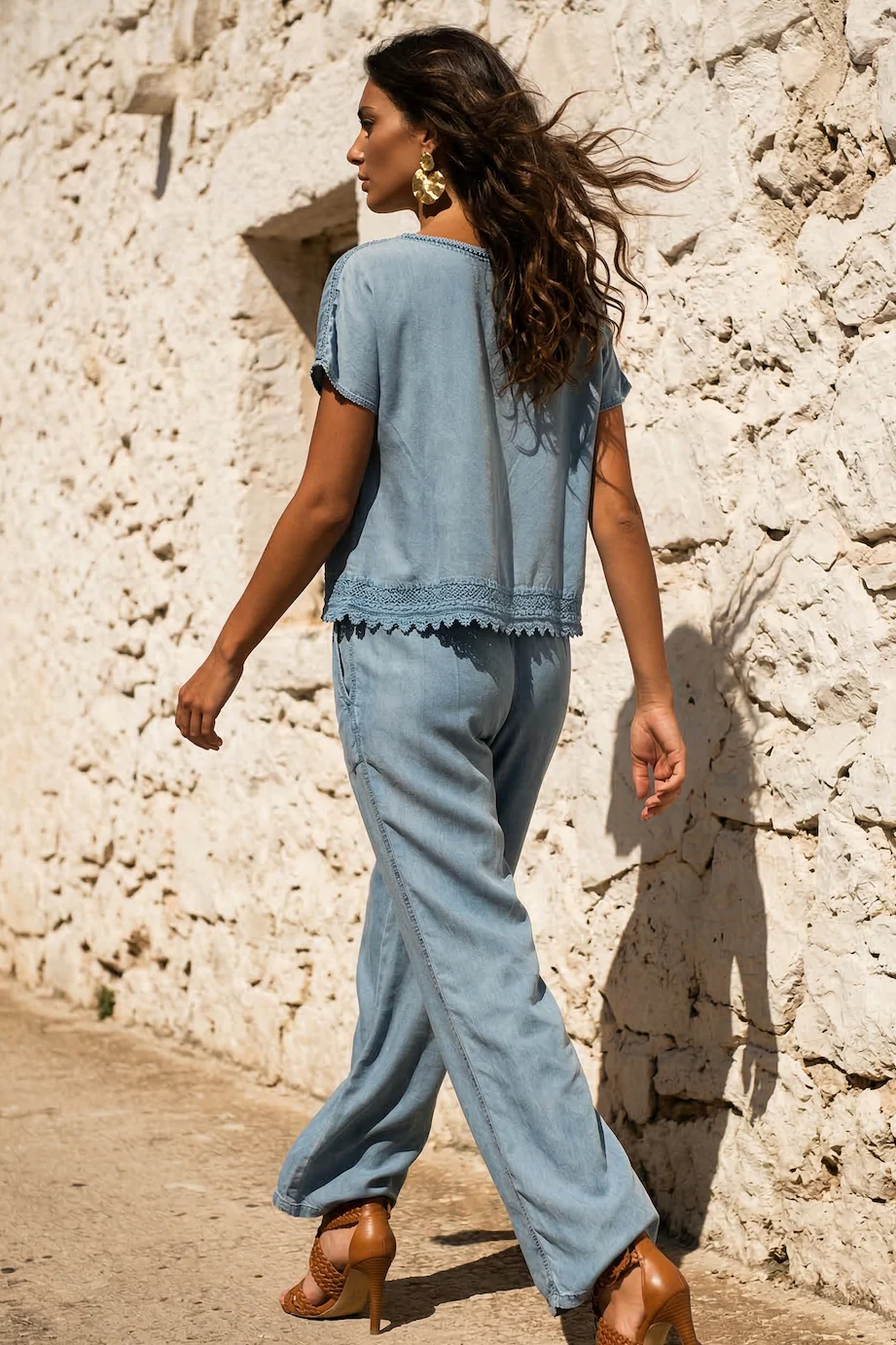 PANTALONI CON ELASTICO IN VITA - Image 2
