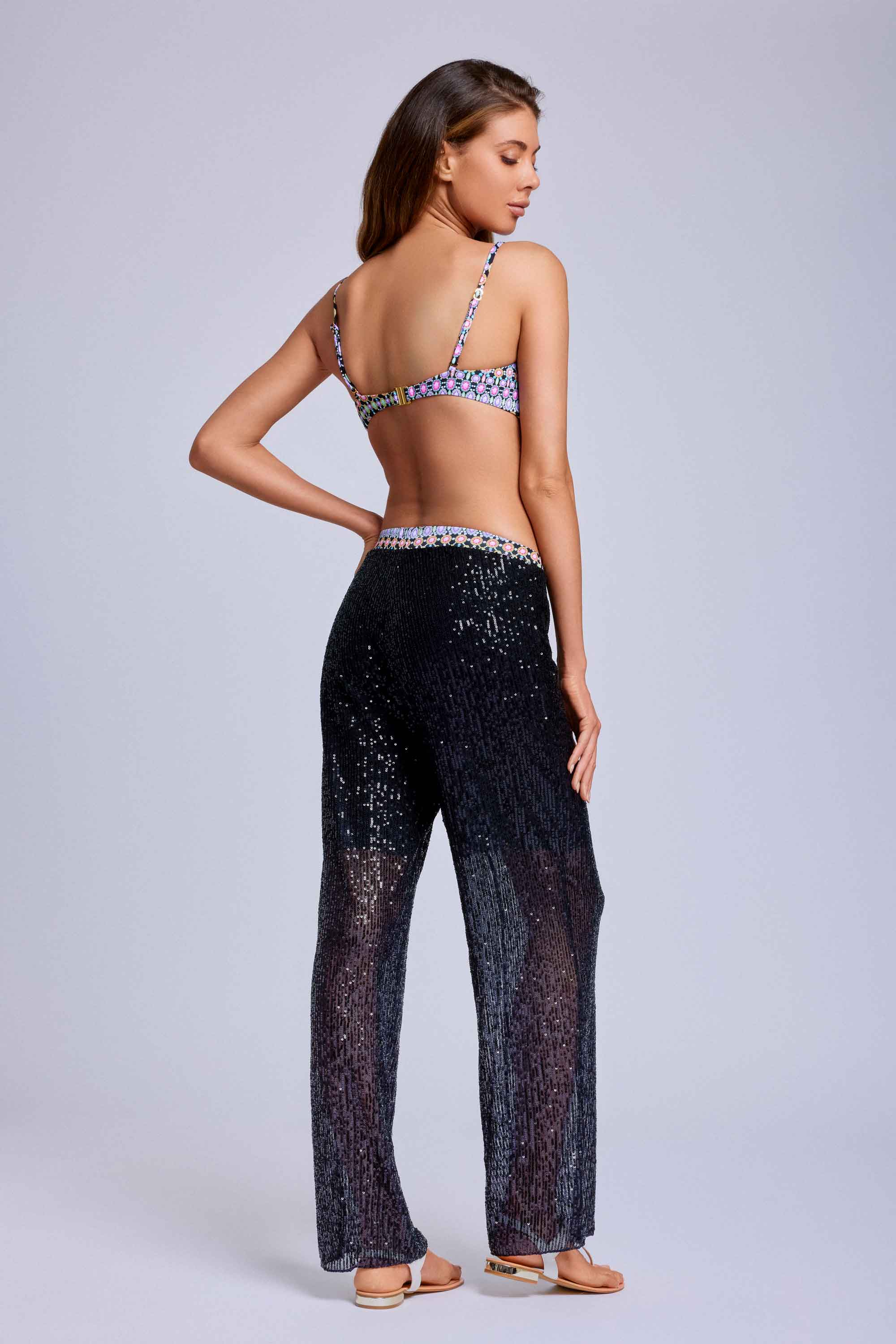 PANTALONI CON PAILLETTES ELETTRA - Image 2