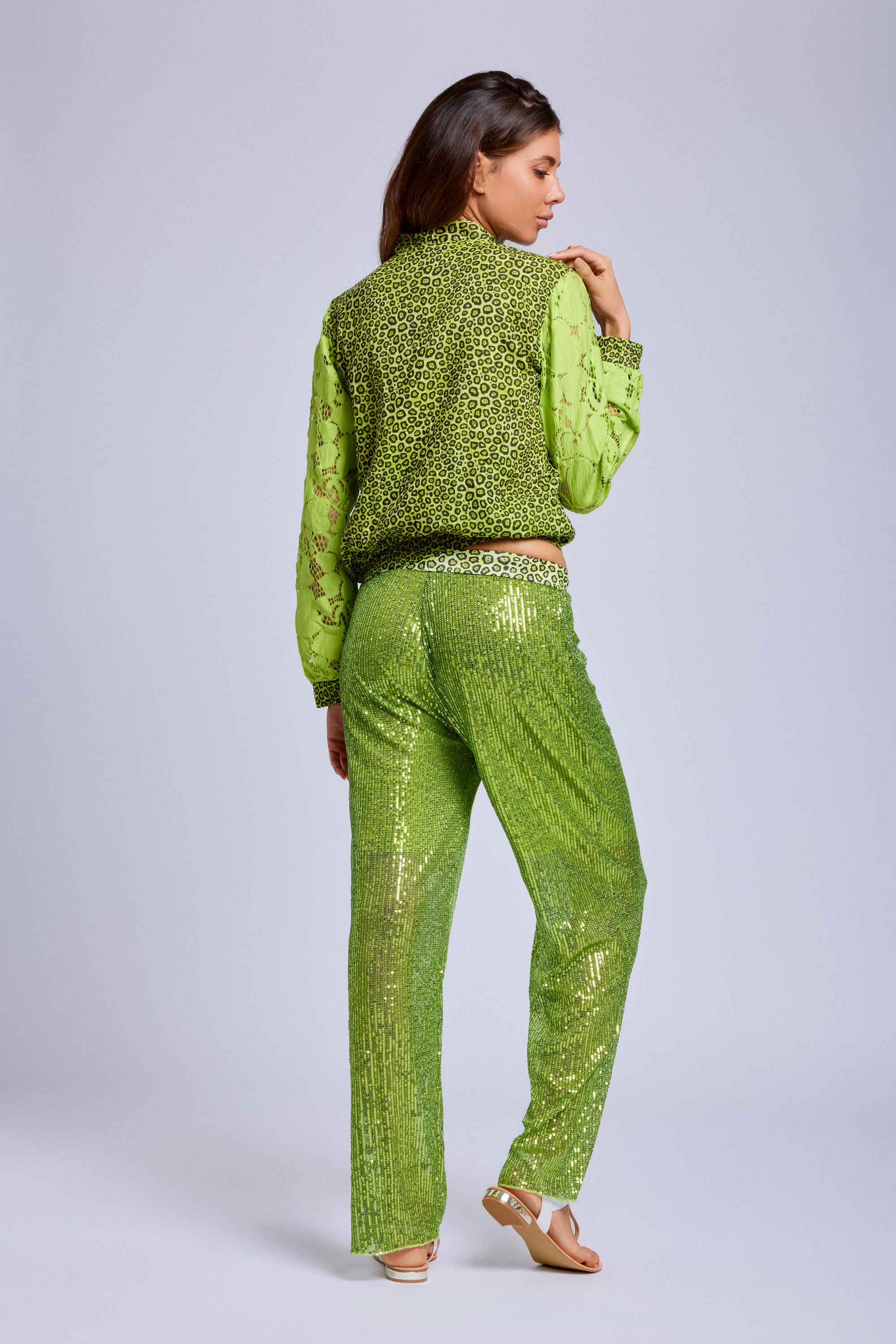 PANTALONI CON PAILLETTES PETRA - Image 2