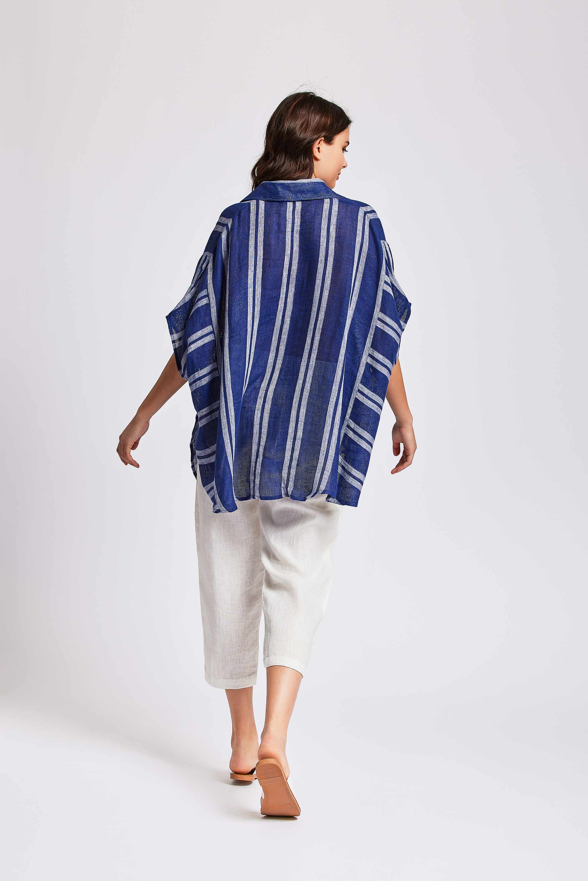 PANTALONI GAMBA DRITTA IN LINO NAOMI - Image 3