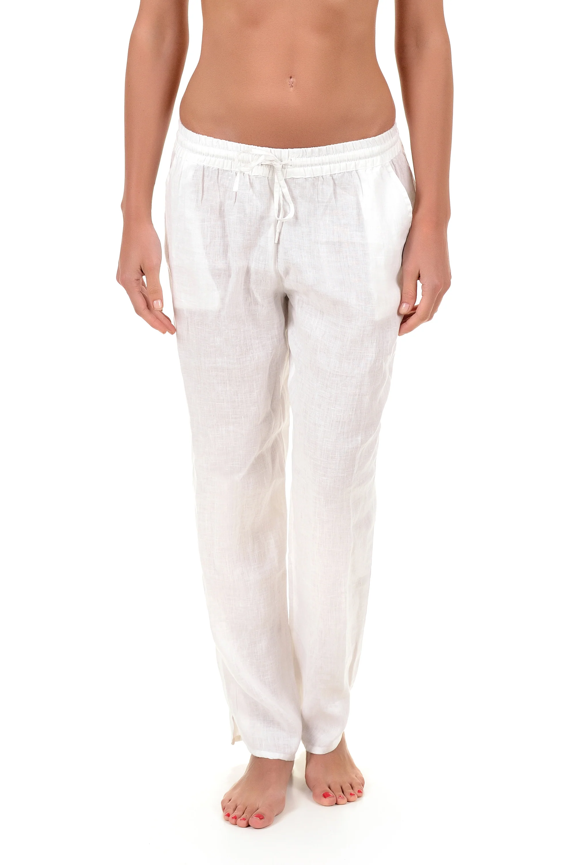 PANTALONI IN LINO - Image 3