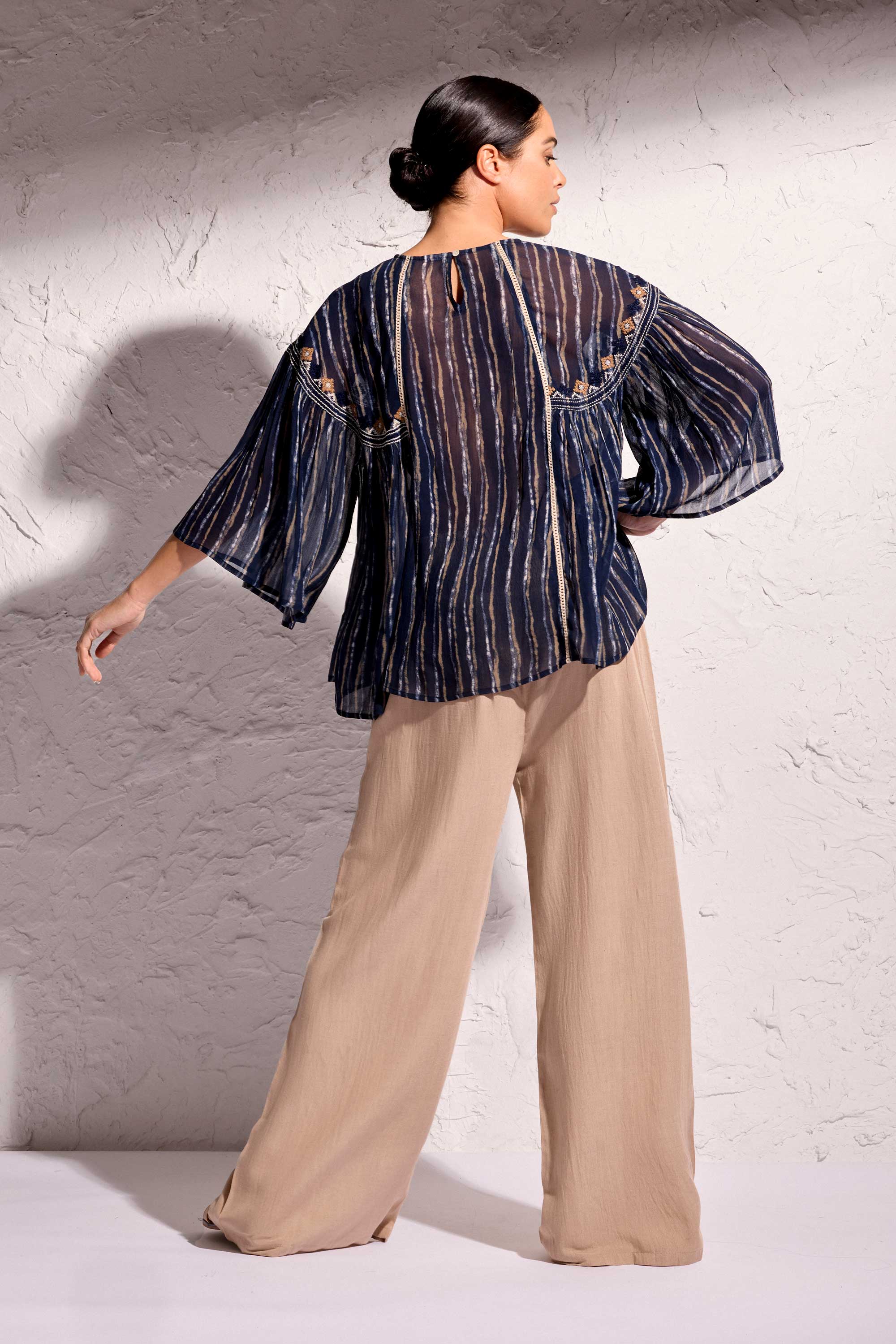 PANTALONI IN LINO GIOIA - Image 3