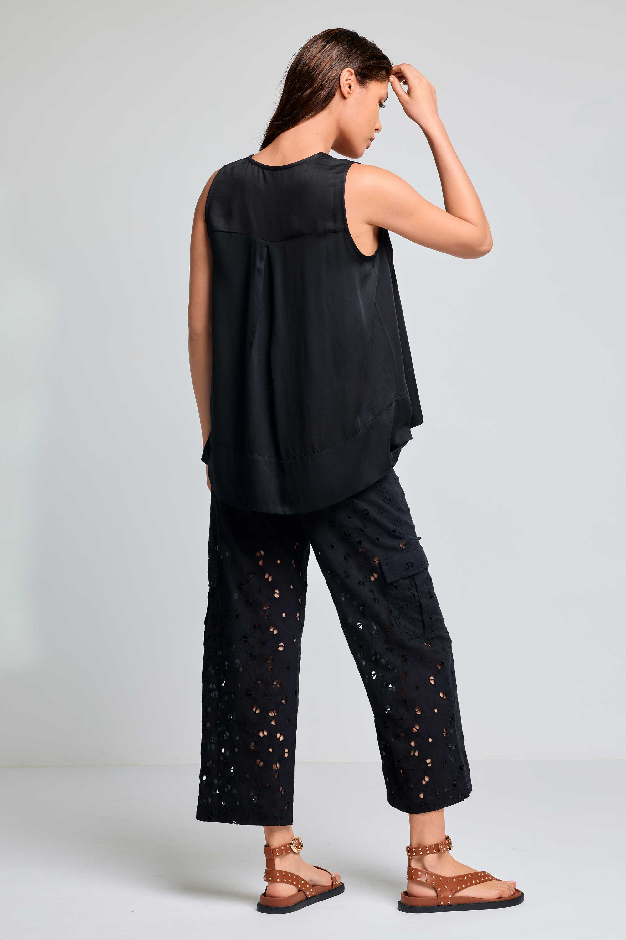 PANTALONI IN PIZZO PREGIATO MARILYN - Image 6