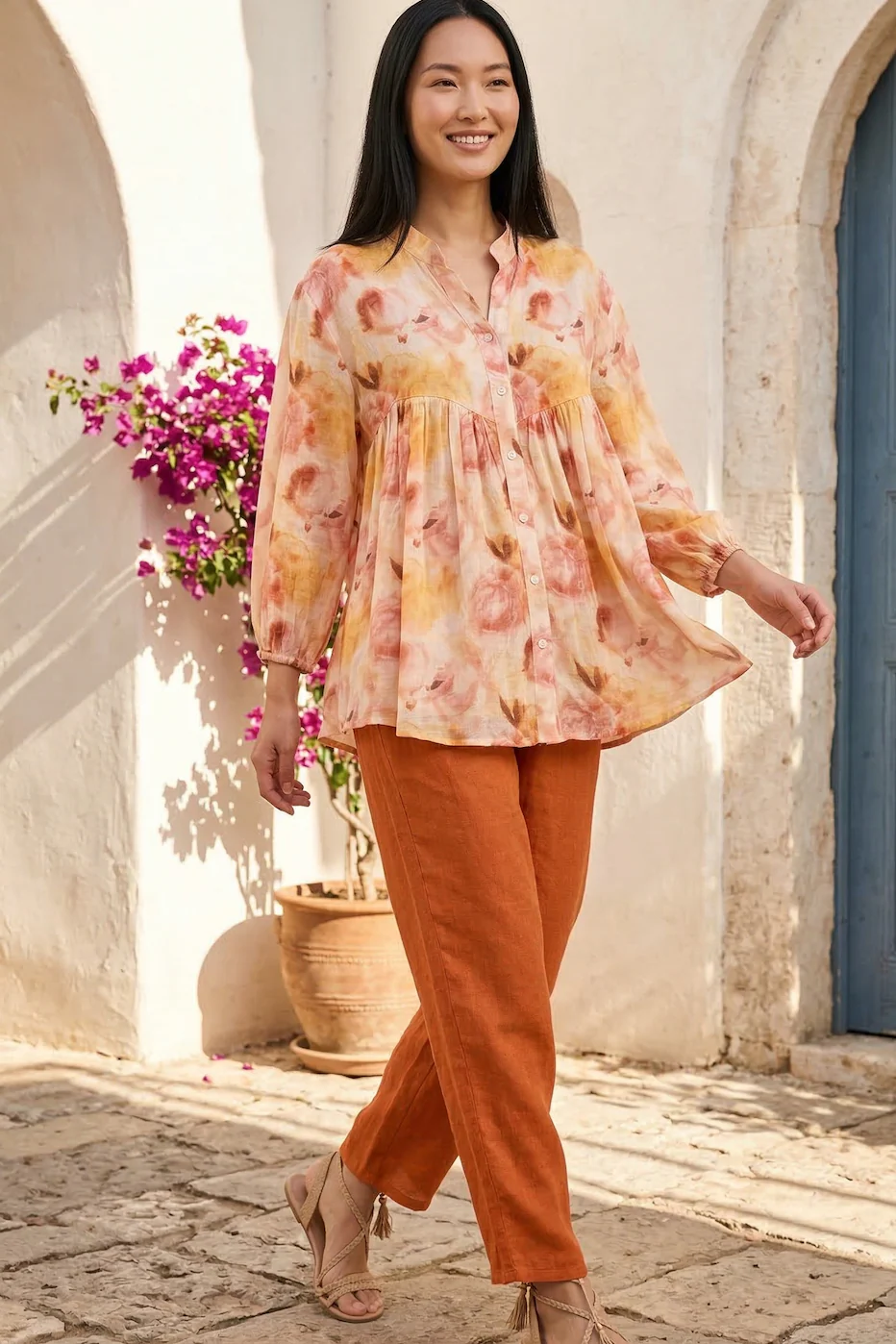 PANTALONI IN PURO LINO - Image 2