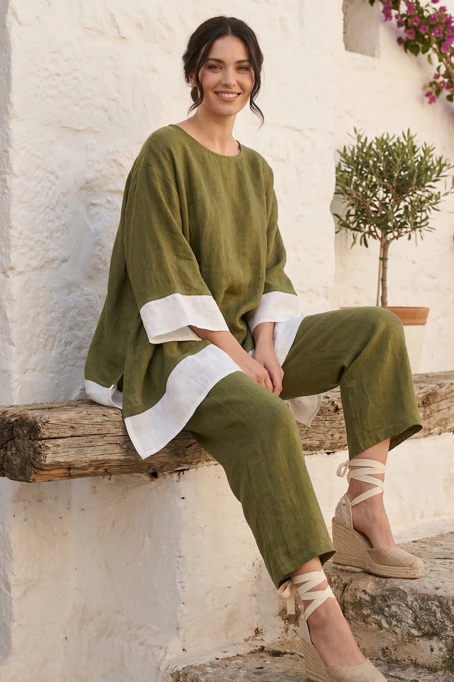 PANTALONI IN PURO LINO - Image 6