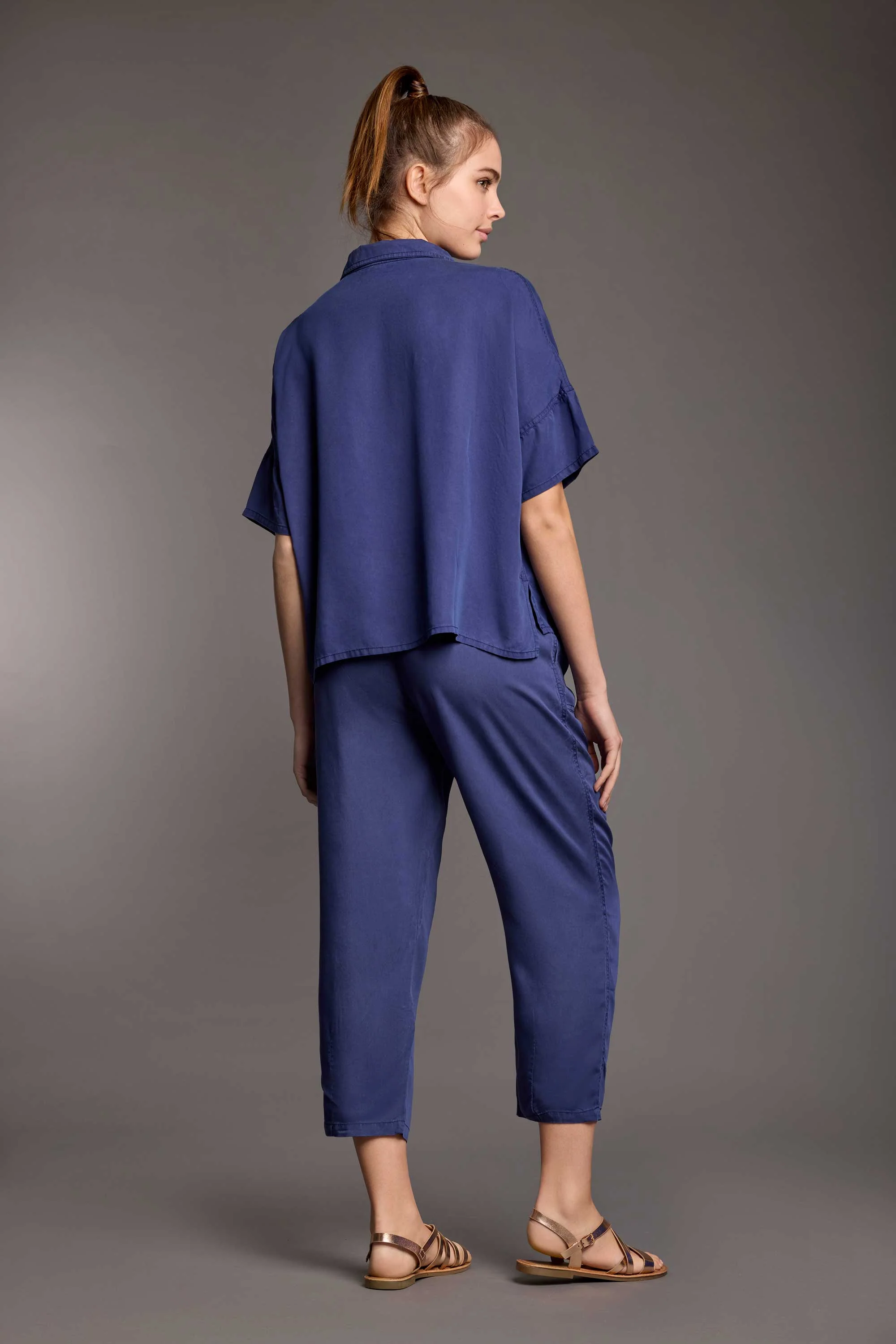 PANTALONI IN TENCEL CLARA - Image 3