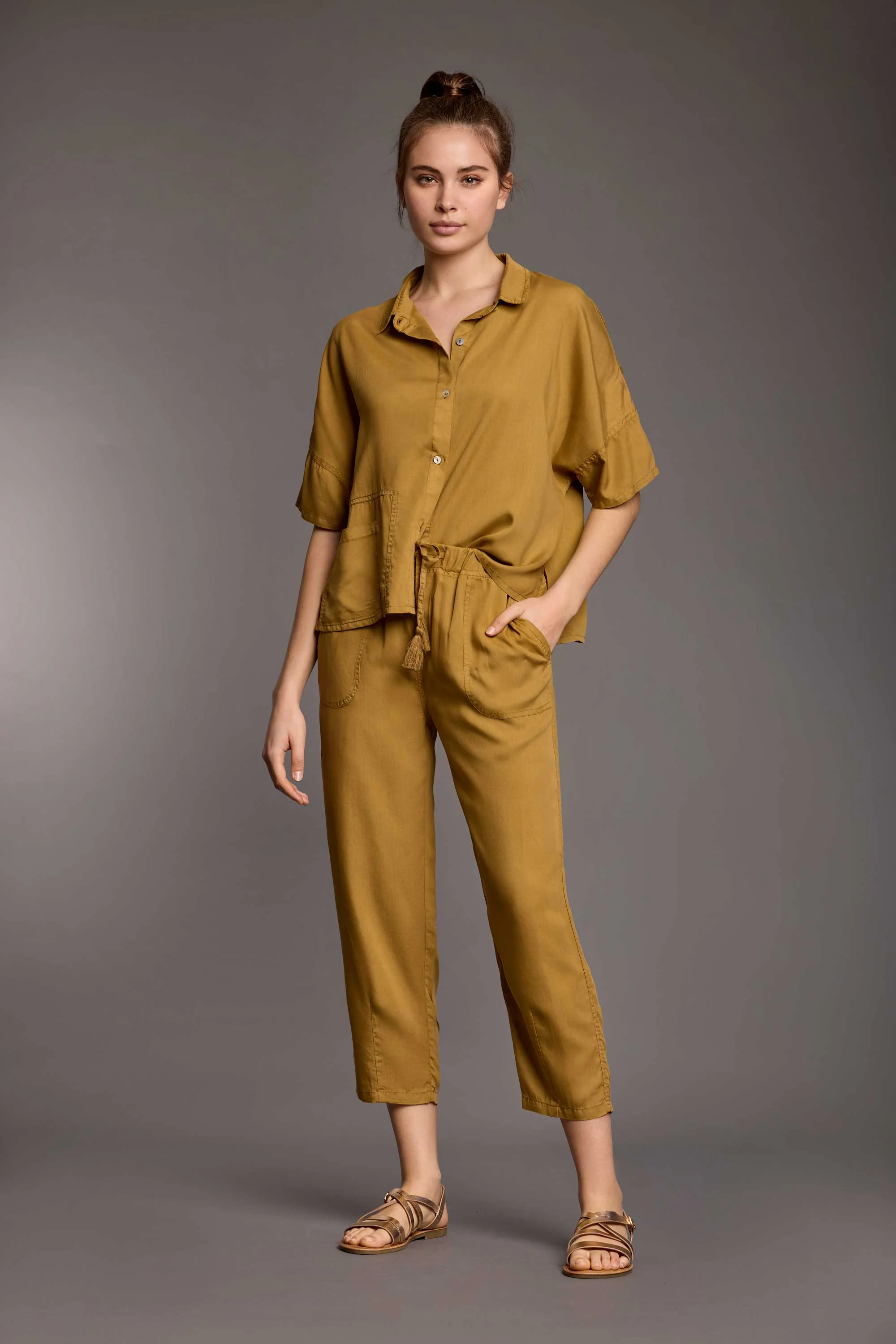 PANTALONI IN TENCEL CLARA - Image 5