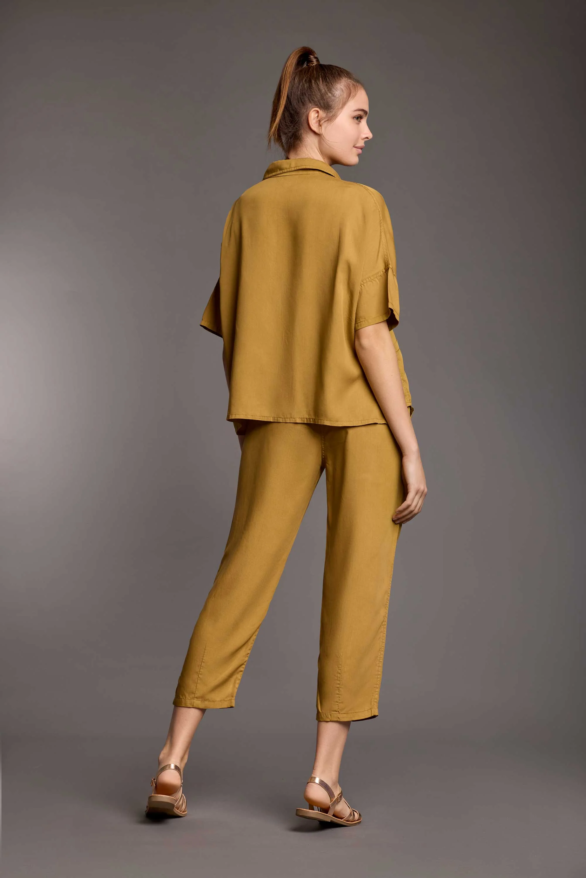 PANTALONI IN TENCEL CLARA - Image 6