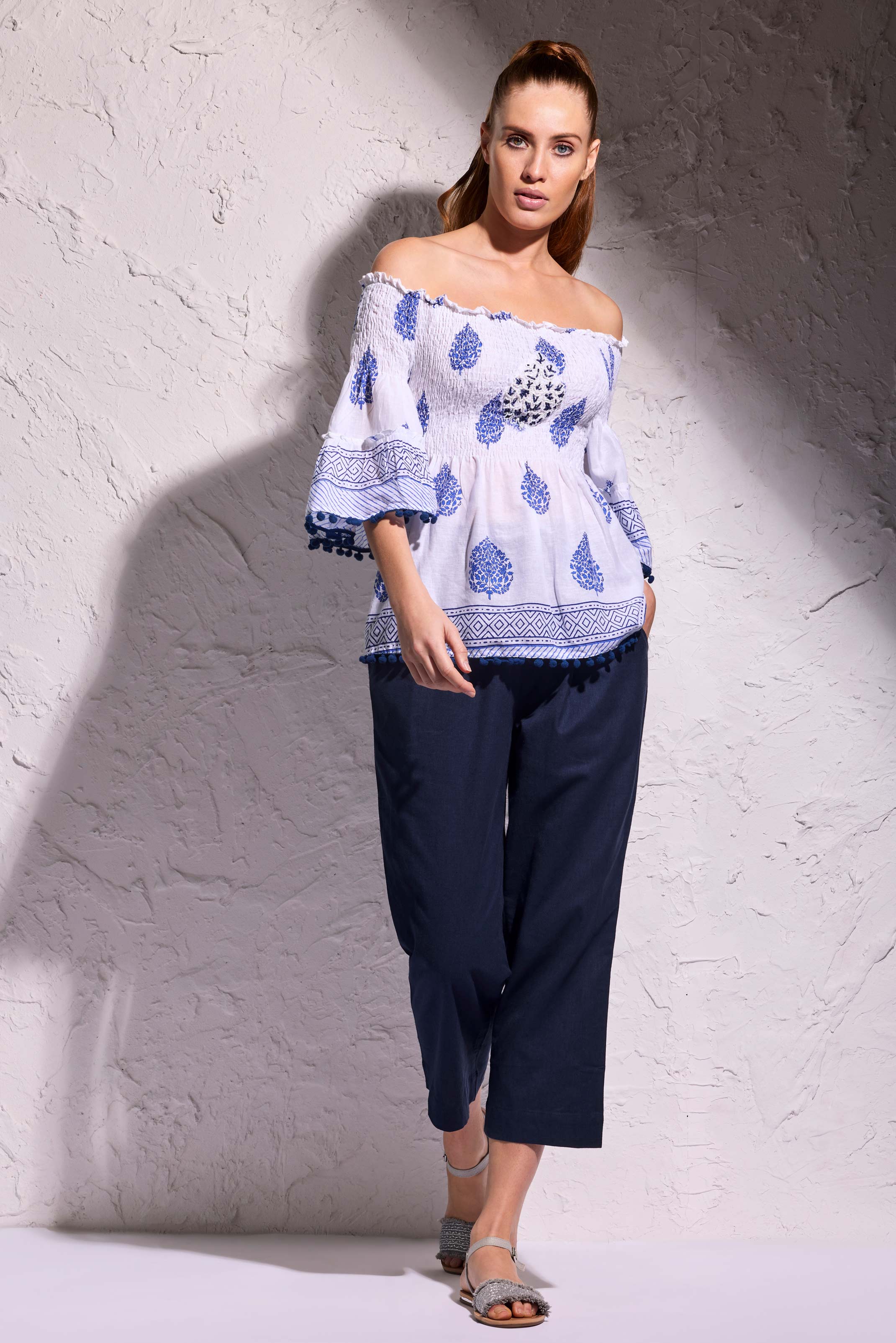 PANTALONI IN MISTO LINO - Image 4