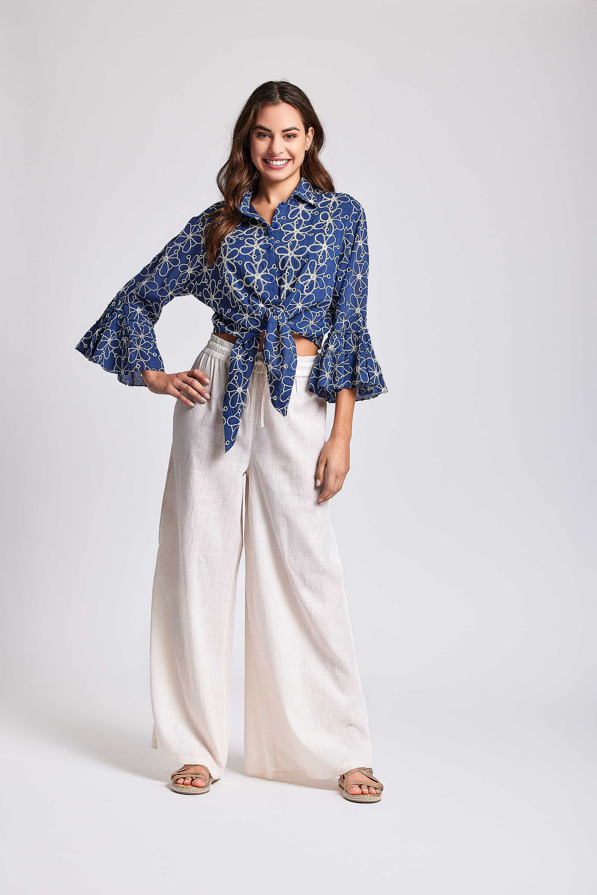 PANTALONI PALAZZO CLASSICO - Image 11