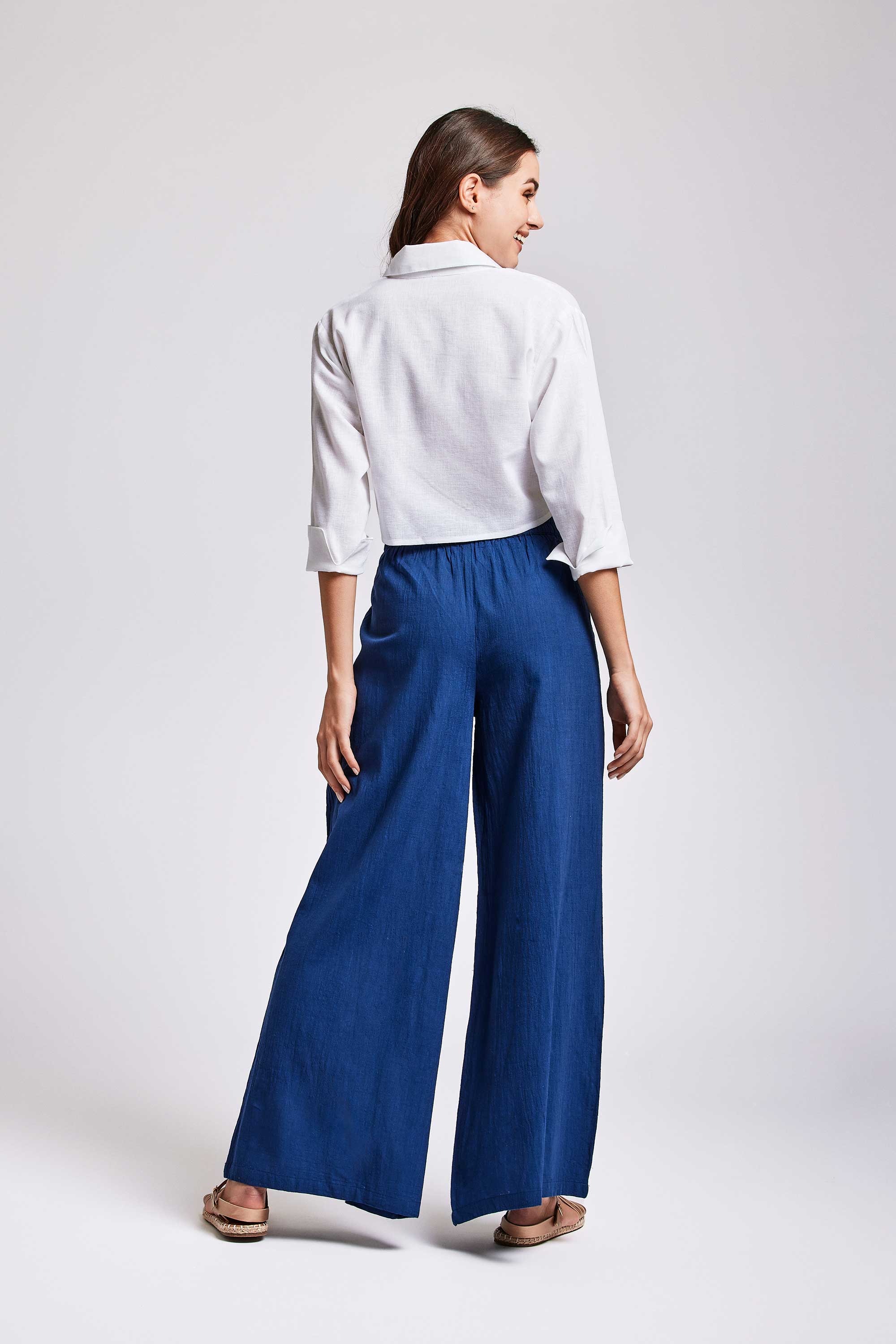 PANTALONI PALAZZO CLASSICO - Image 5