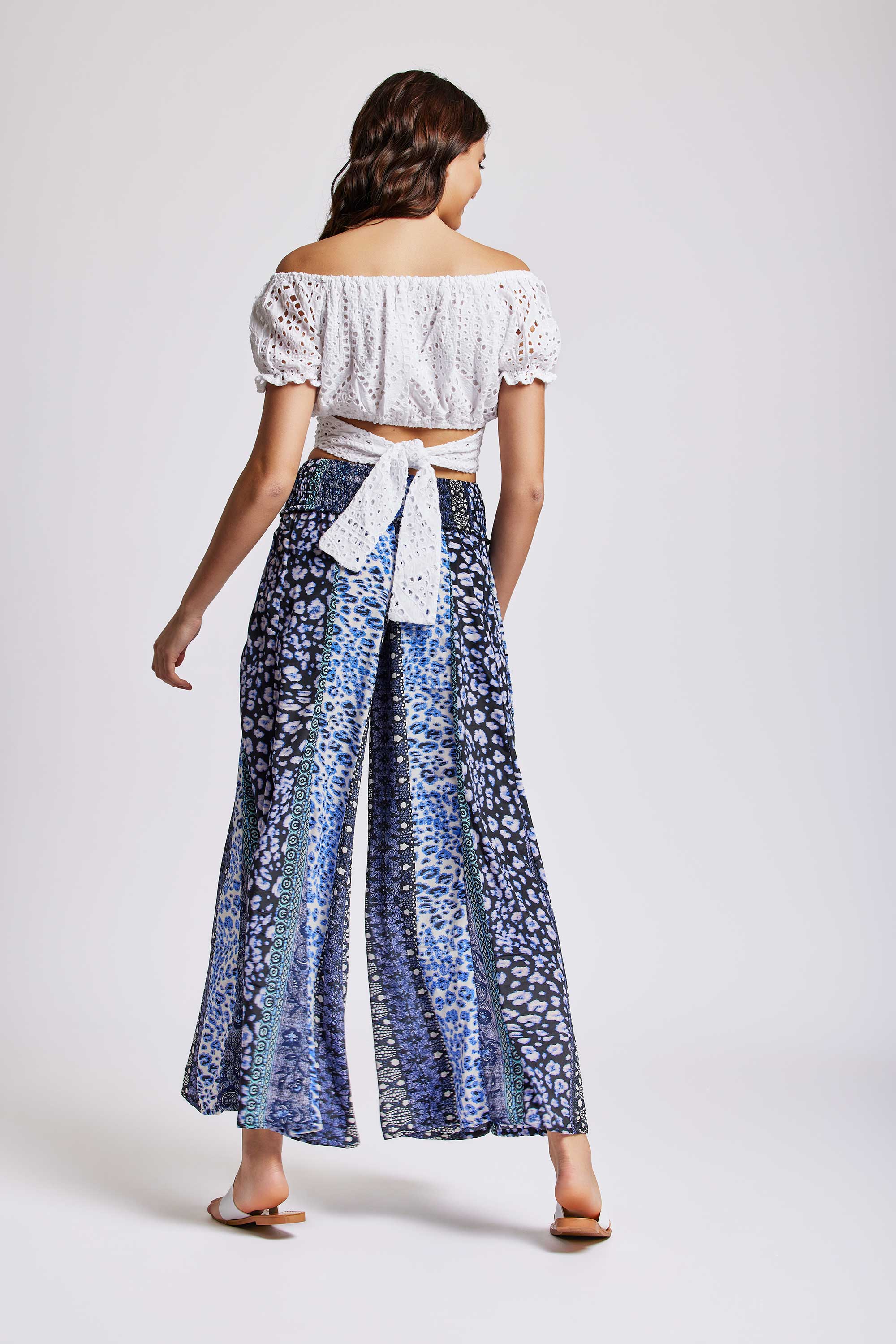 PANTALONI PALAZZO FLOREALE E ANIMALIER - Image 2