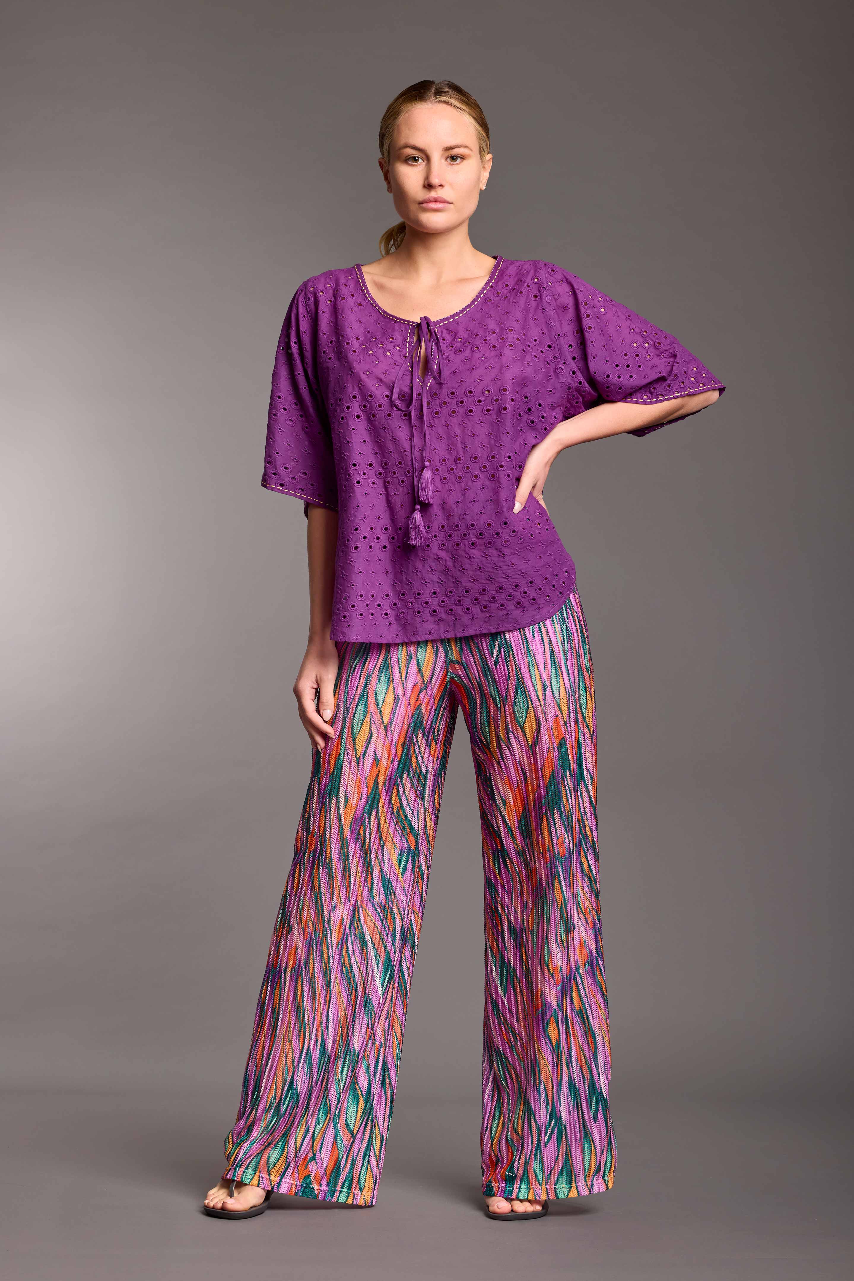 PANTALONI PALAZZO INES - Image 3