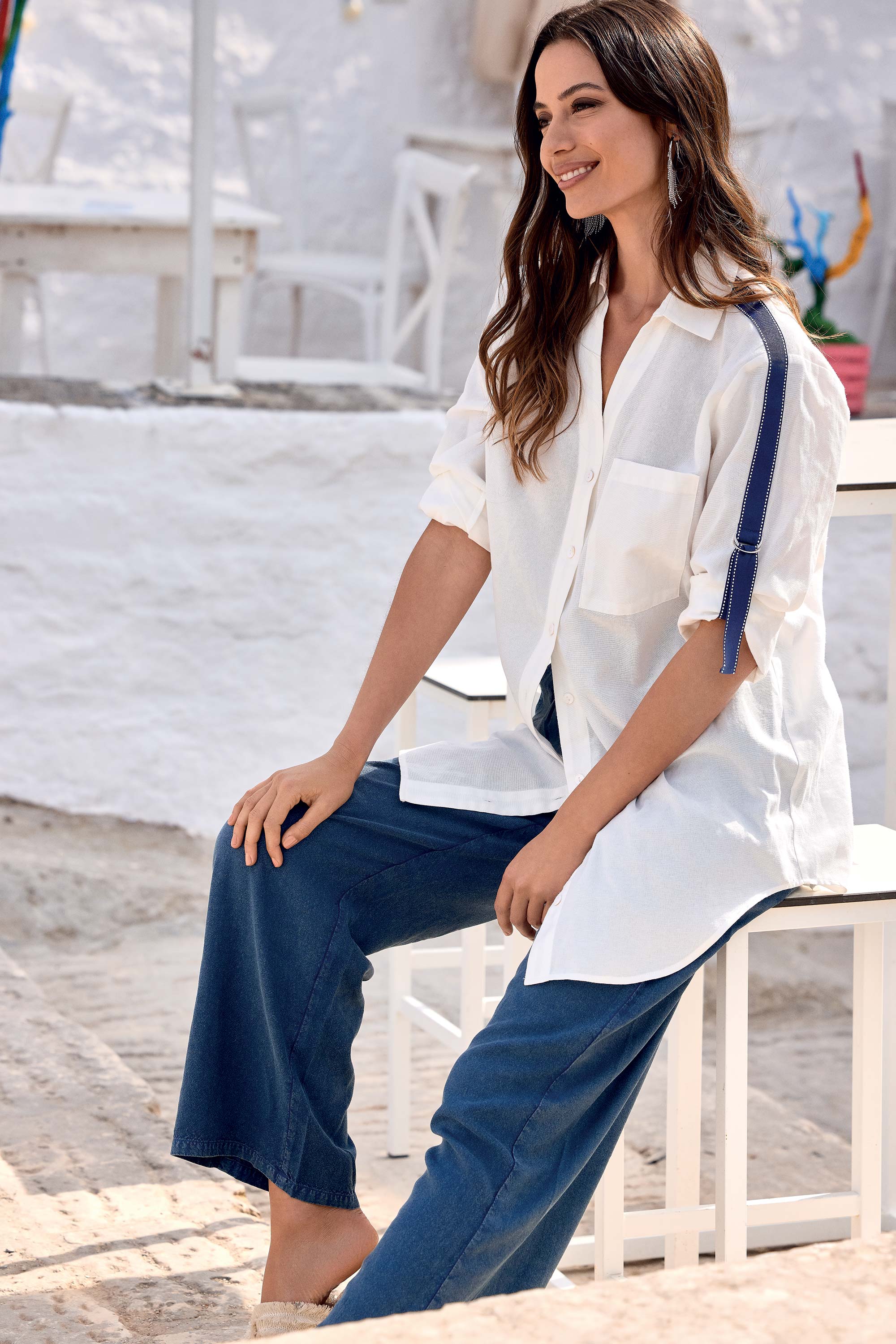 PANTALONI PALAZZO LUISA - Image 2