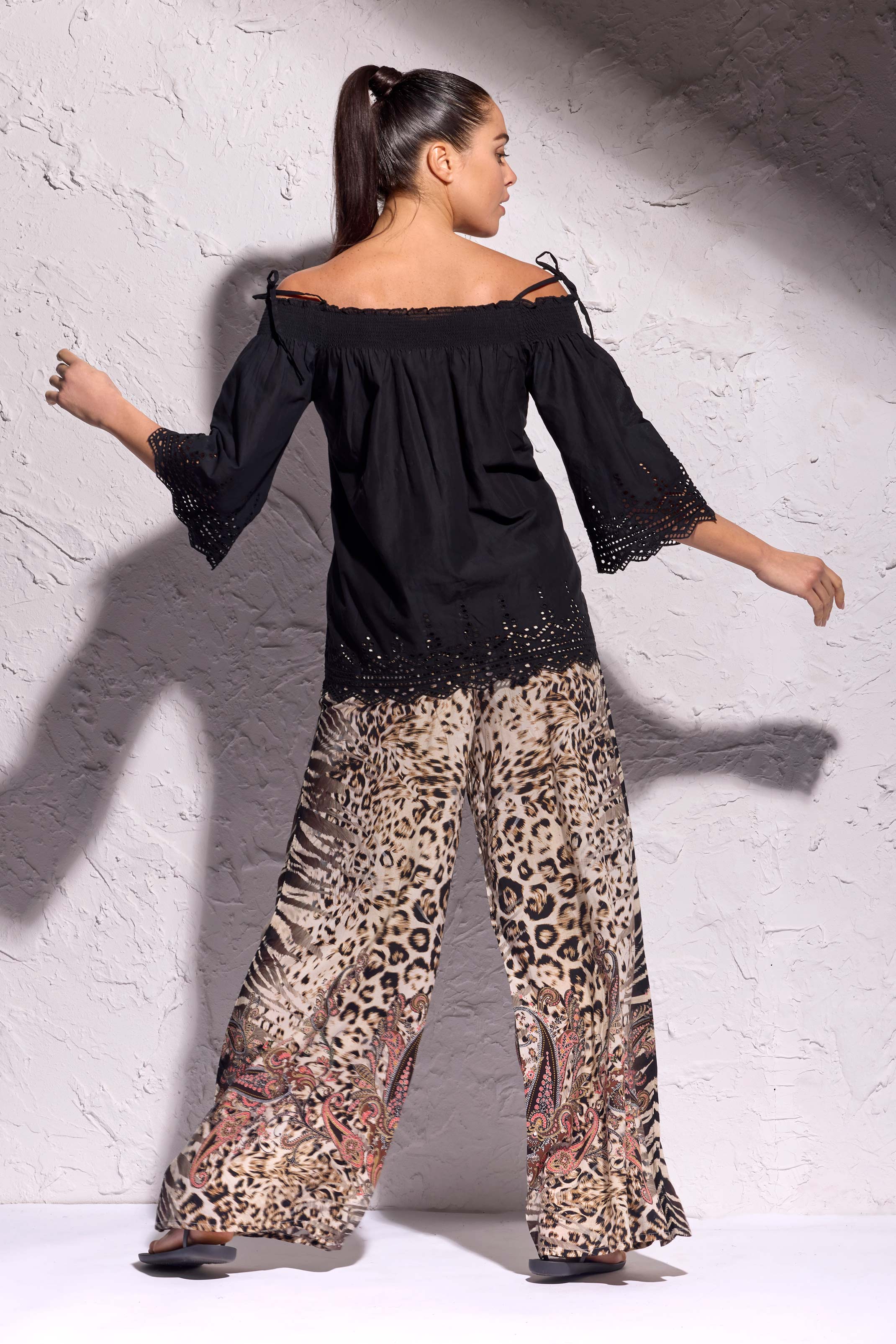 PANTALONI PALAZZO ZENDAYA - Image 3