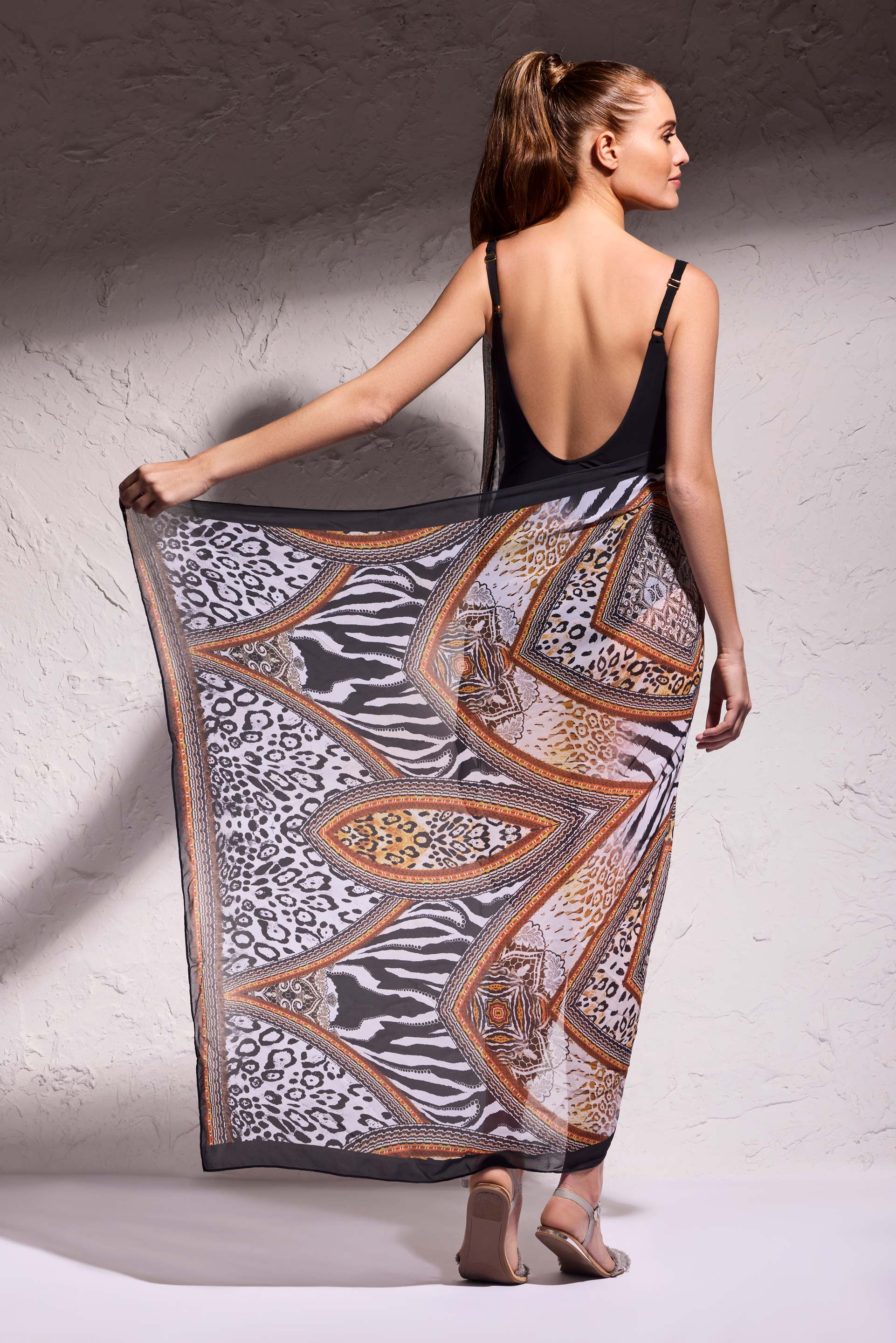 PAREO FOULARD MACULATO IRIS - Image 2