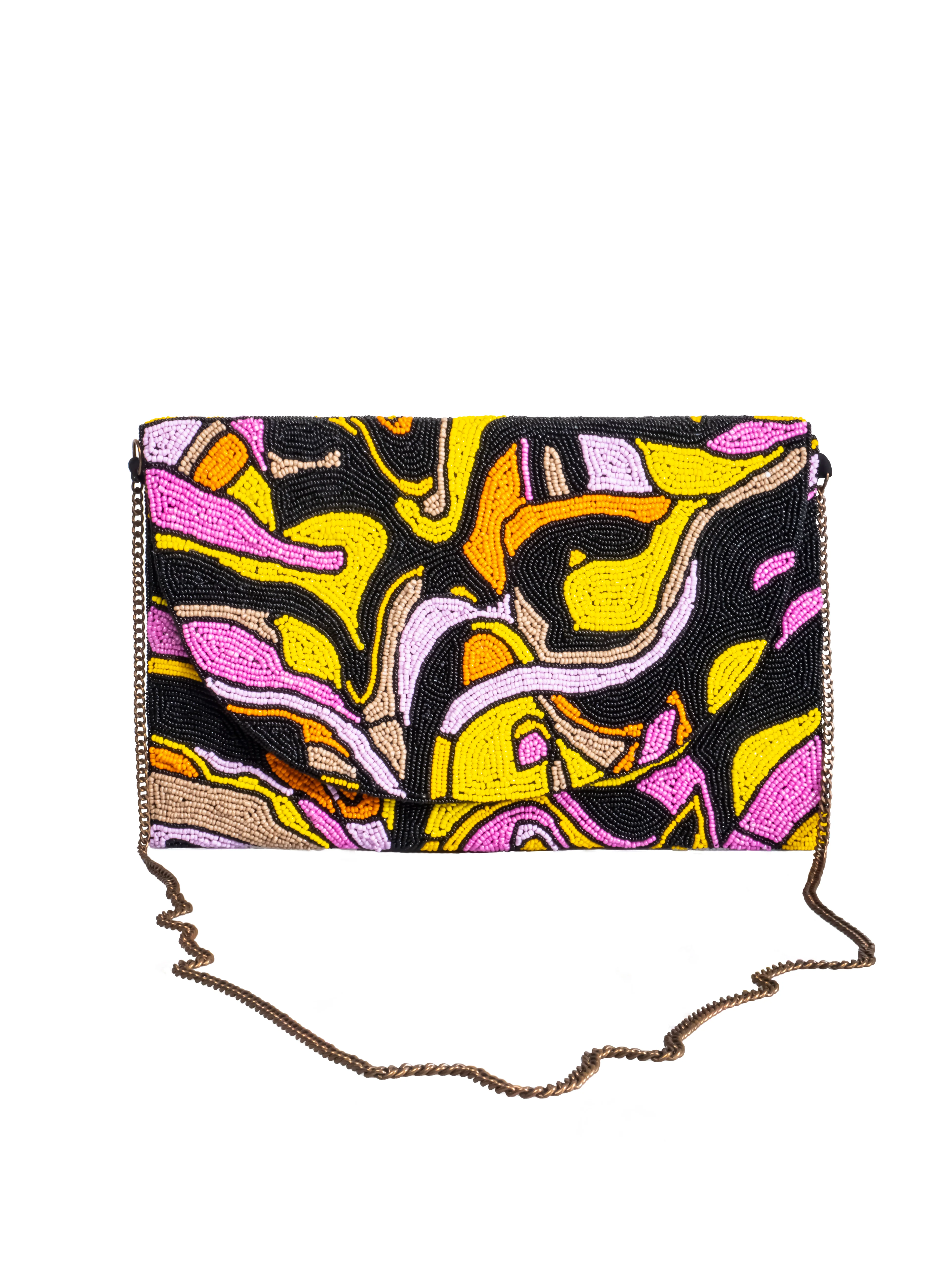 POCHETTE ZEBRATO COLORATO