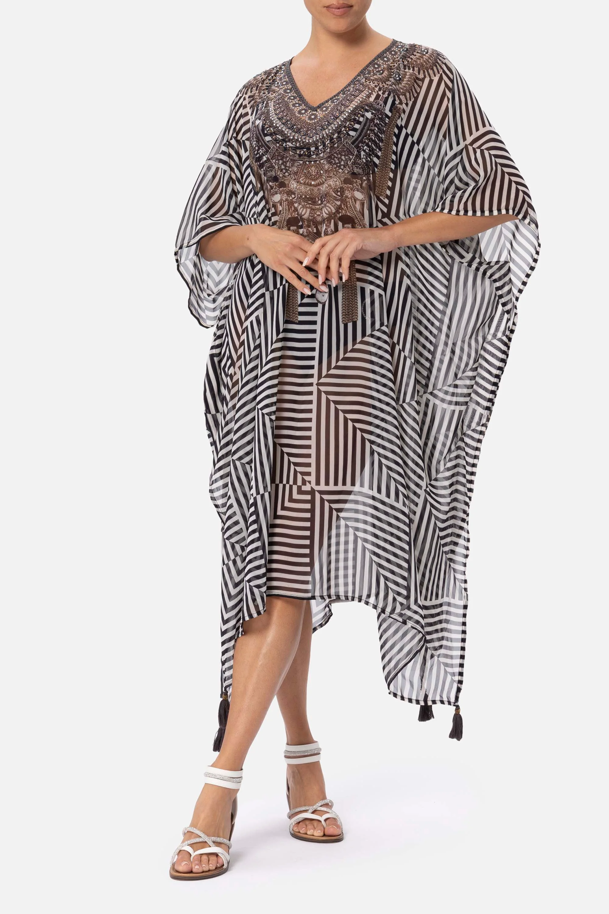 PONCHO CON SPACCHI LATERALI GILDA - Image 2